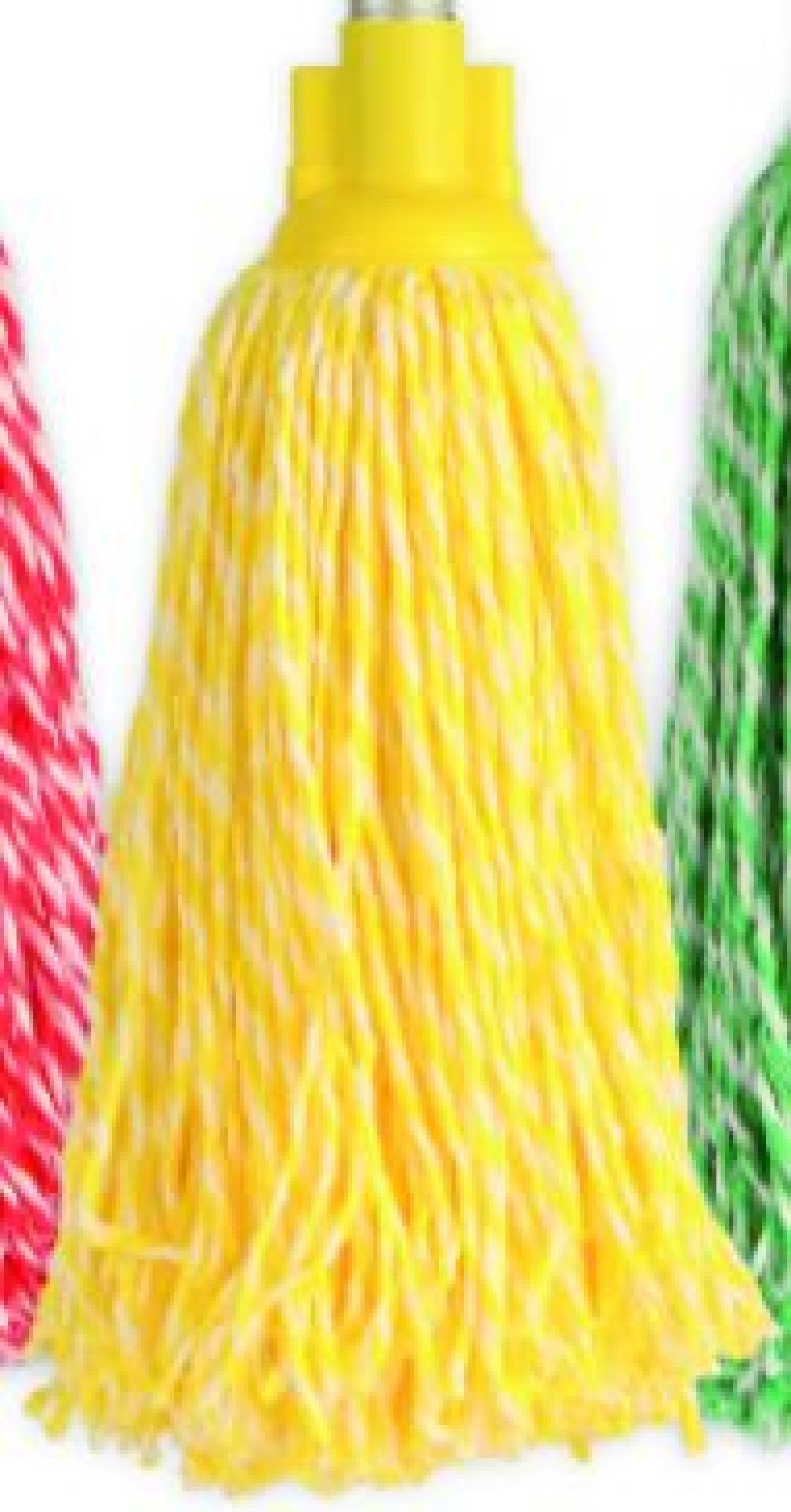 Esfregona Microfibras Nº75 Amarelo/Branco - 1 U Esfregona Microfibras Nº75 Amarelo/Branco - 1 U