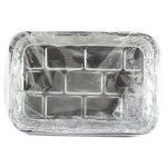 EMB. DE ALUMINIO RECT. 1500ml - 100 UN EMB. DE ALUMINIO RECT. 1500ml - 100 UN