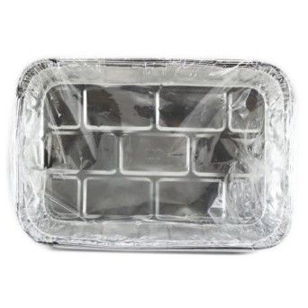EMB. DE ALUMINIO RECT. 1500ml - 100 UN EMB. DE ALUMINIO RECT. 1500ml - 100 UN