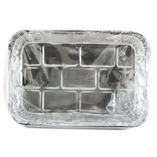 Embalagem de Aluminio Retangular 900 ml - 100 U