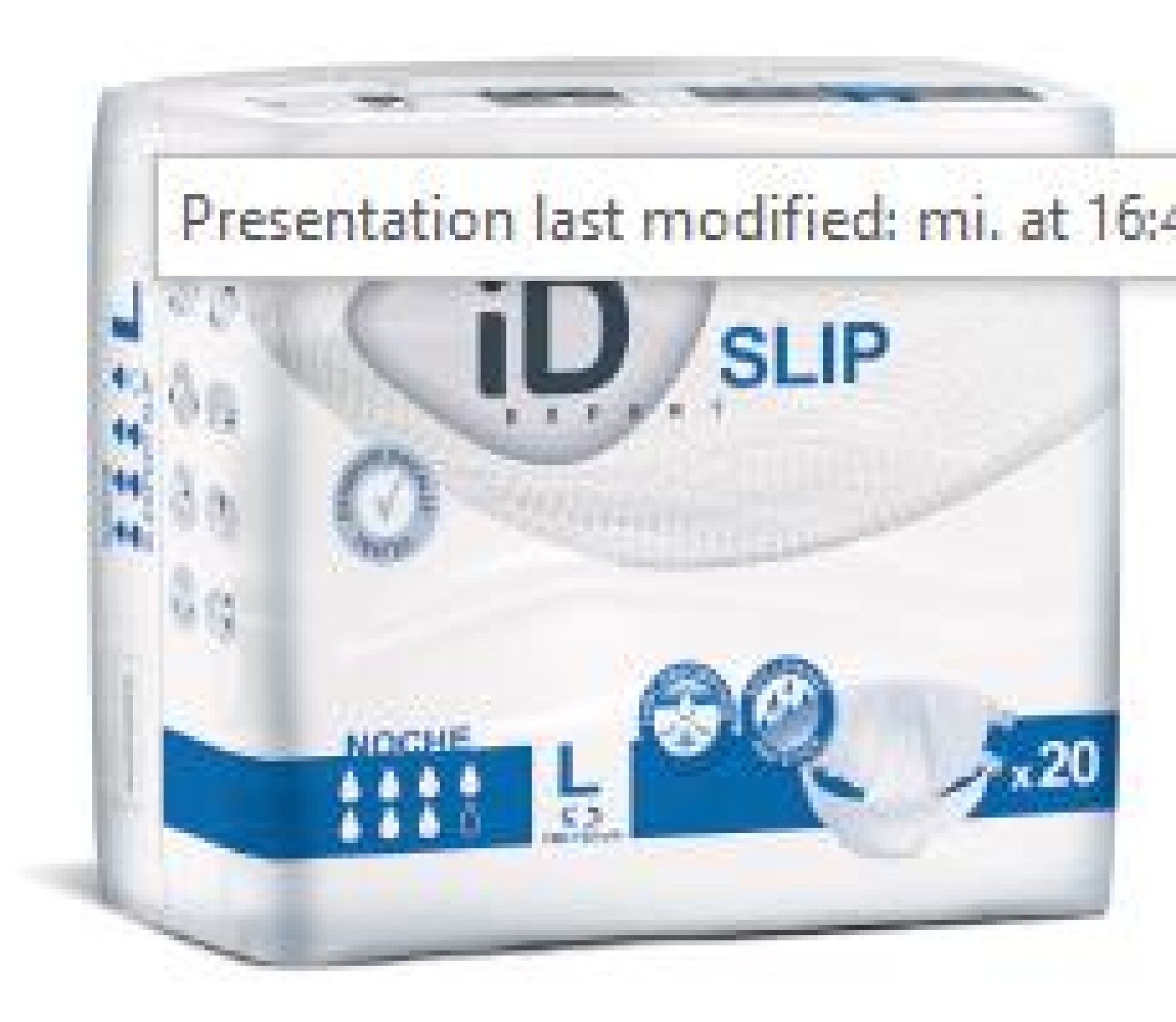 ID Expert Slip Grande Noite - 20 U