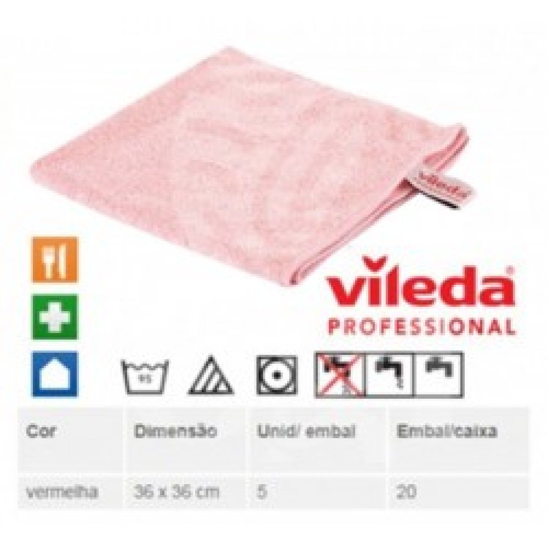 Pano Microtuff Base Vermelho - 1 U Pano Microtuff Base Vermelho - 1 U