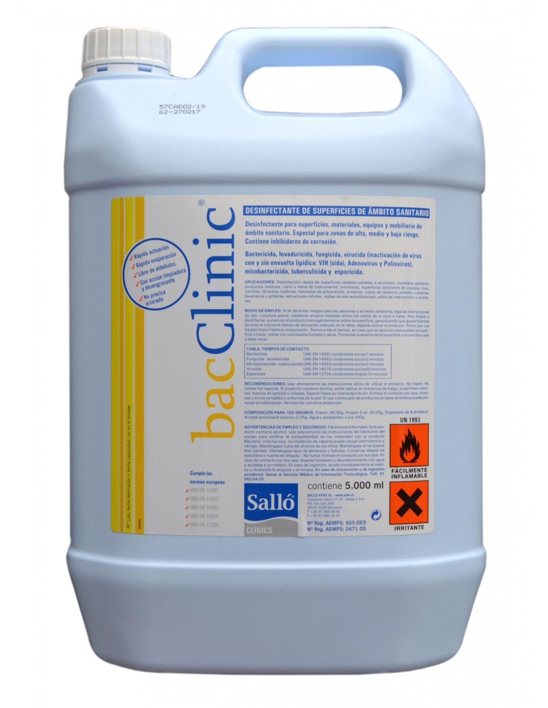 BACCLINIC - 5 LT BACCLINIC - 5 LT