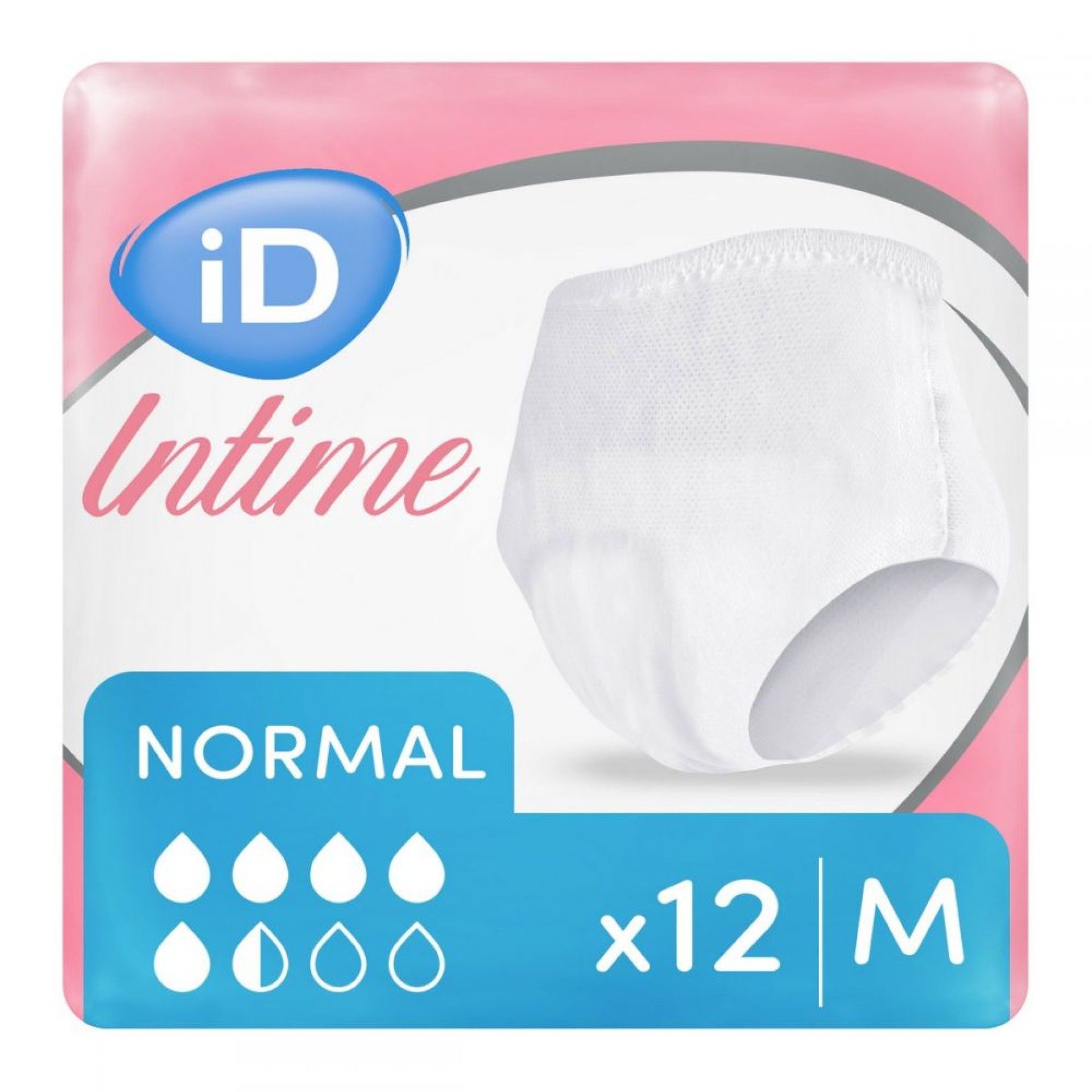 ID Intime Cuecas M Normal - 12 U ID Intime Cuecas M Normal - 12 U