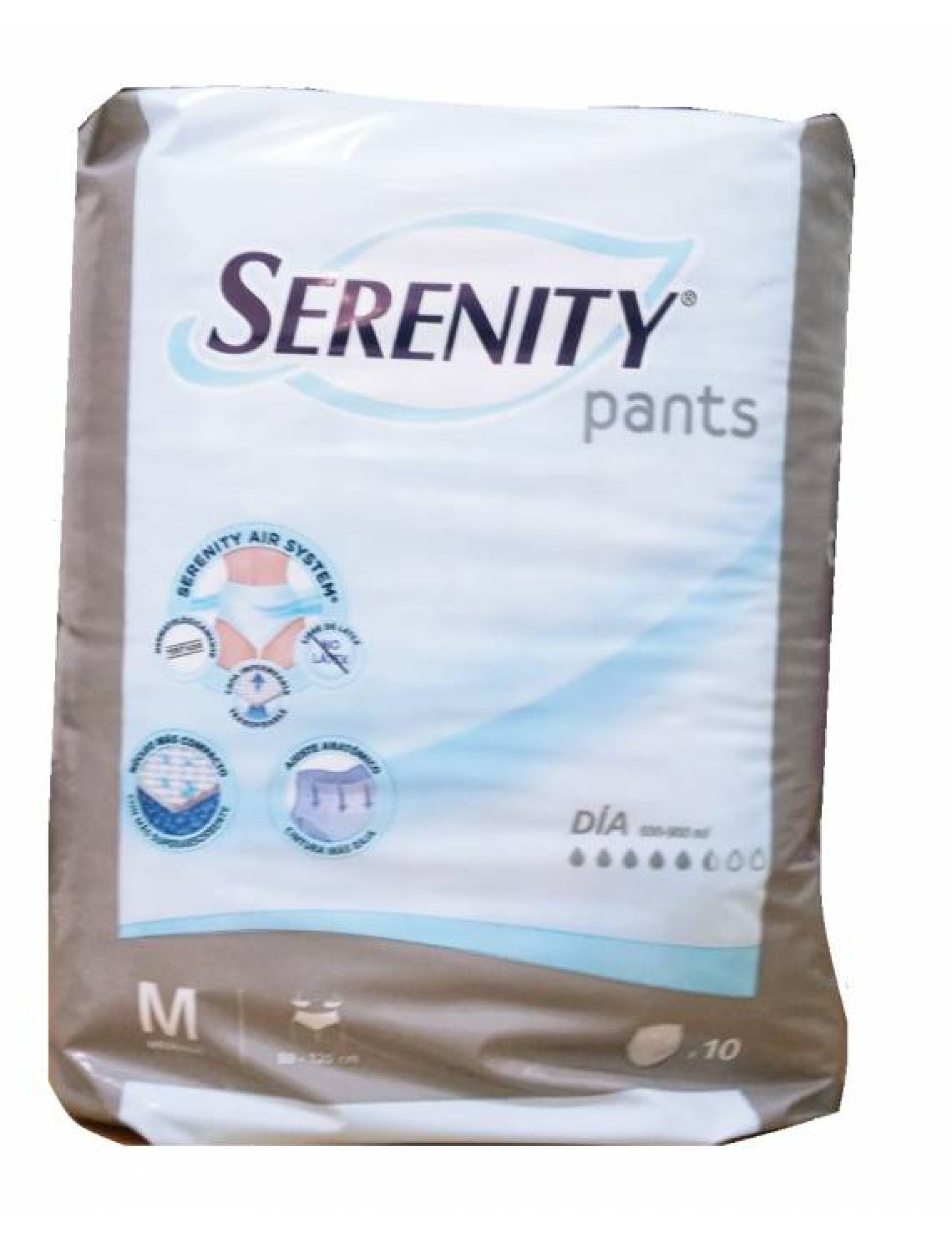 Serenity Cuecas Medias Dia - 10 U