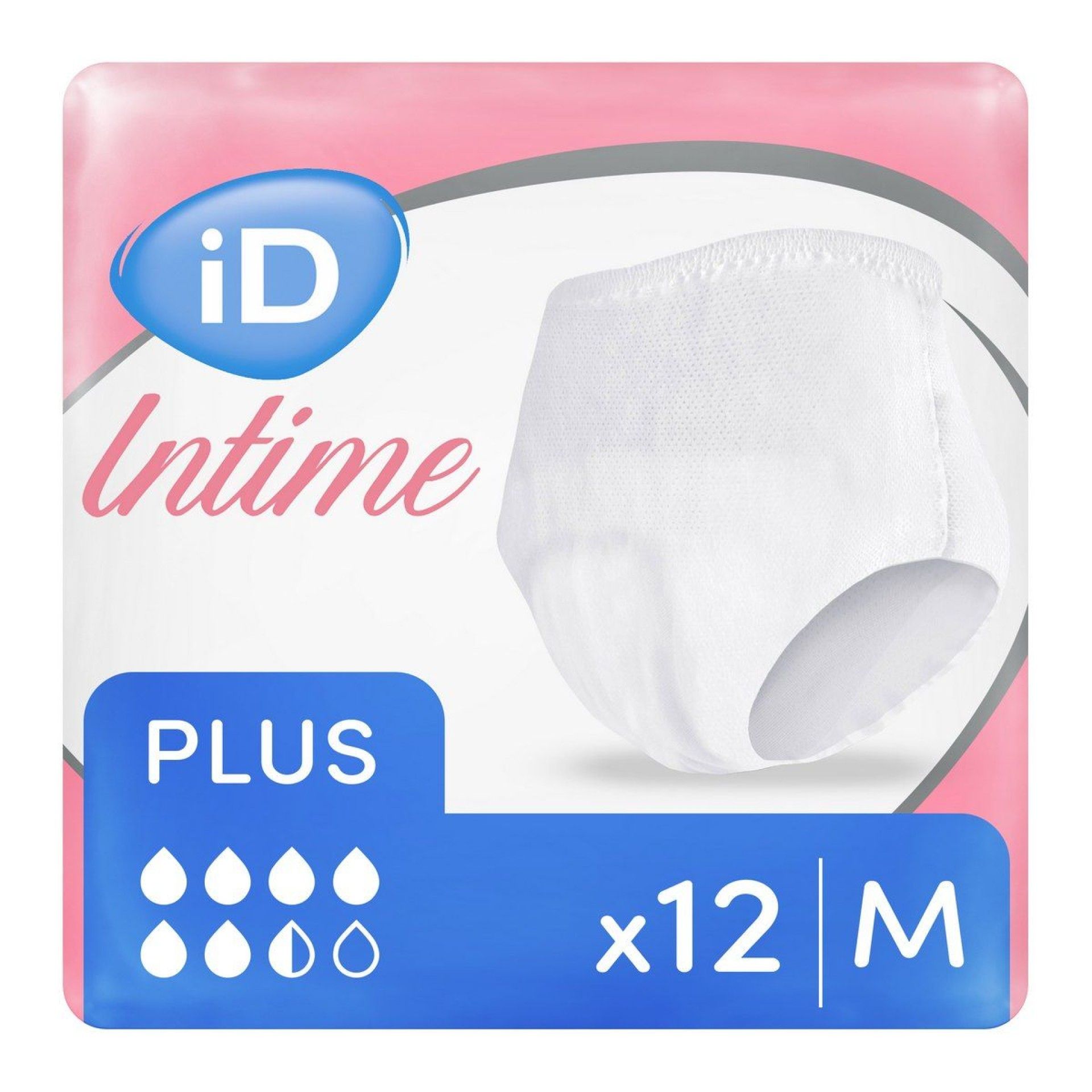 ID Intime Cuecas M Plus - 12 U