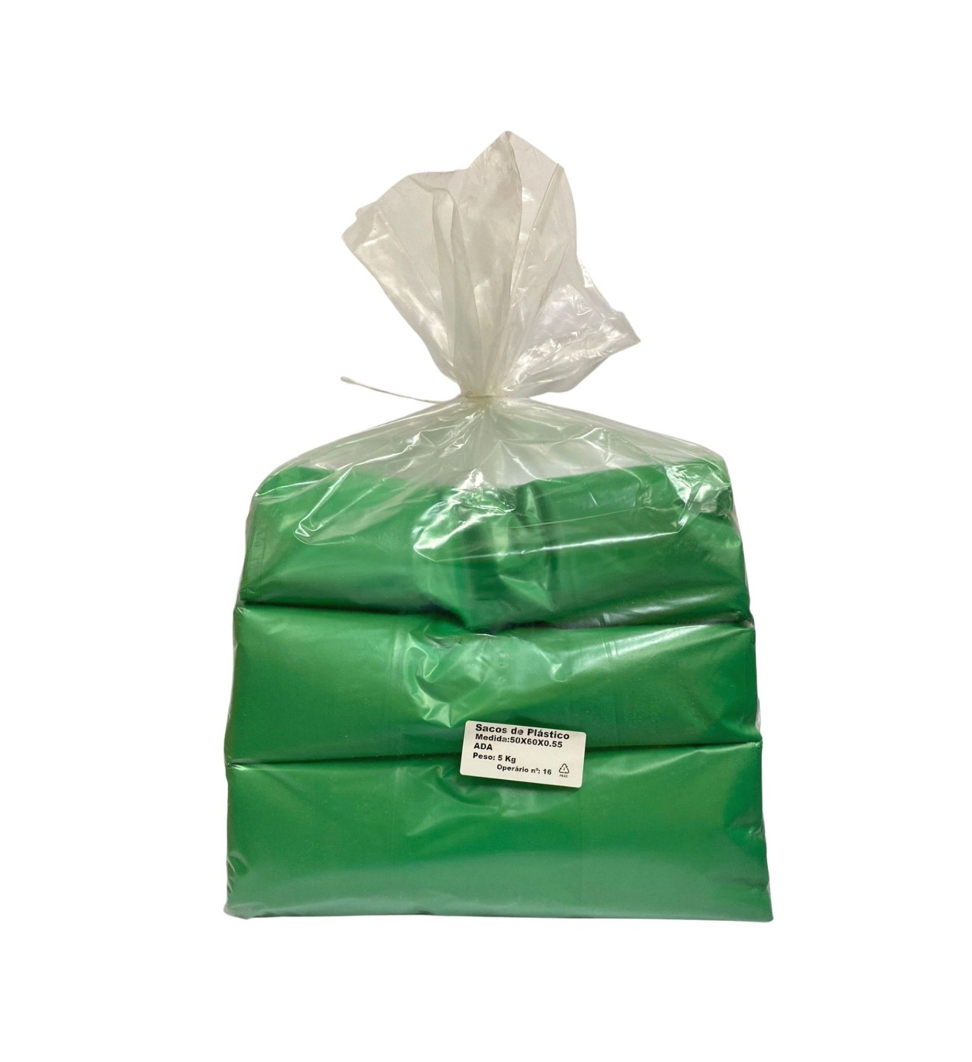 Saco Pl�stico 50x60 Al�a T.4- 5 Kg