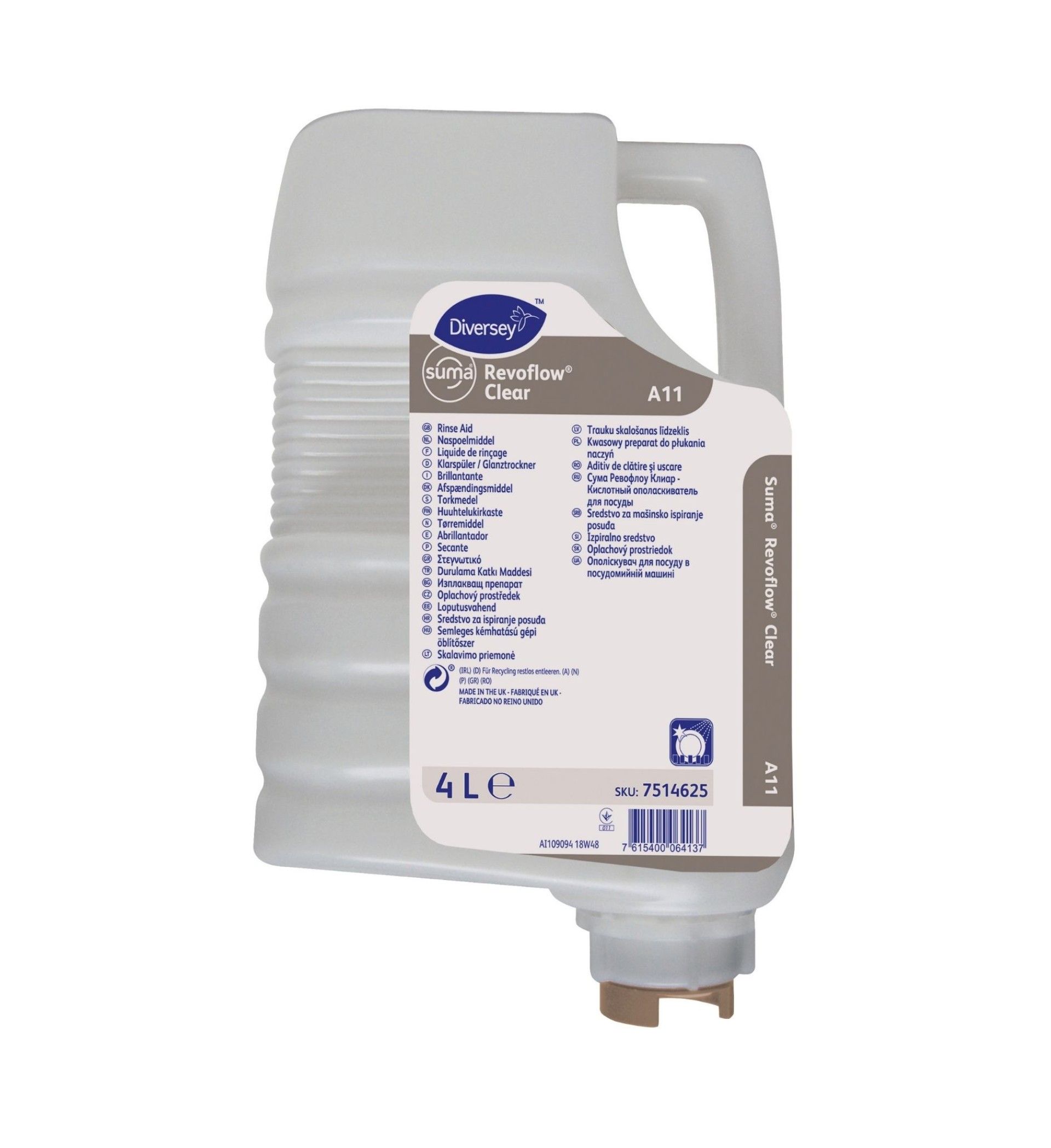 Suma Revoflow Clear A11 - 4 Litros Suma Revoflow Clear A11 - 4 Litros