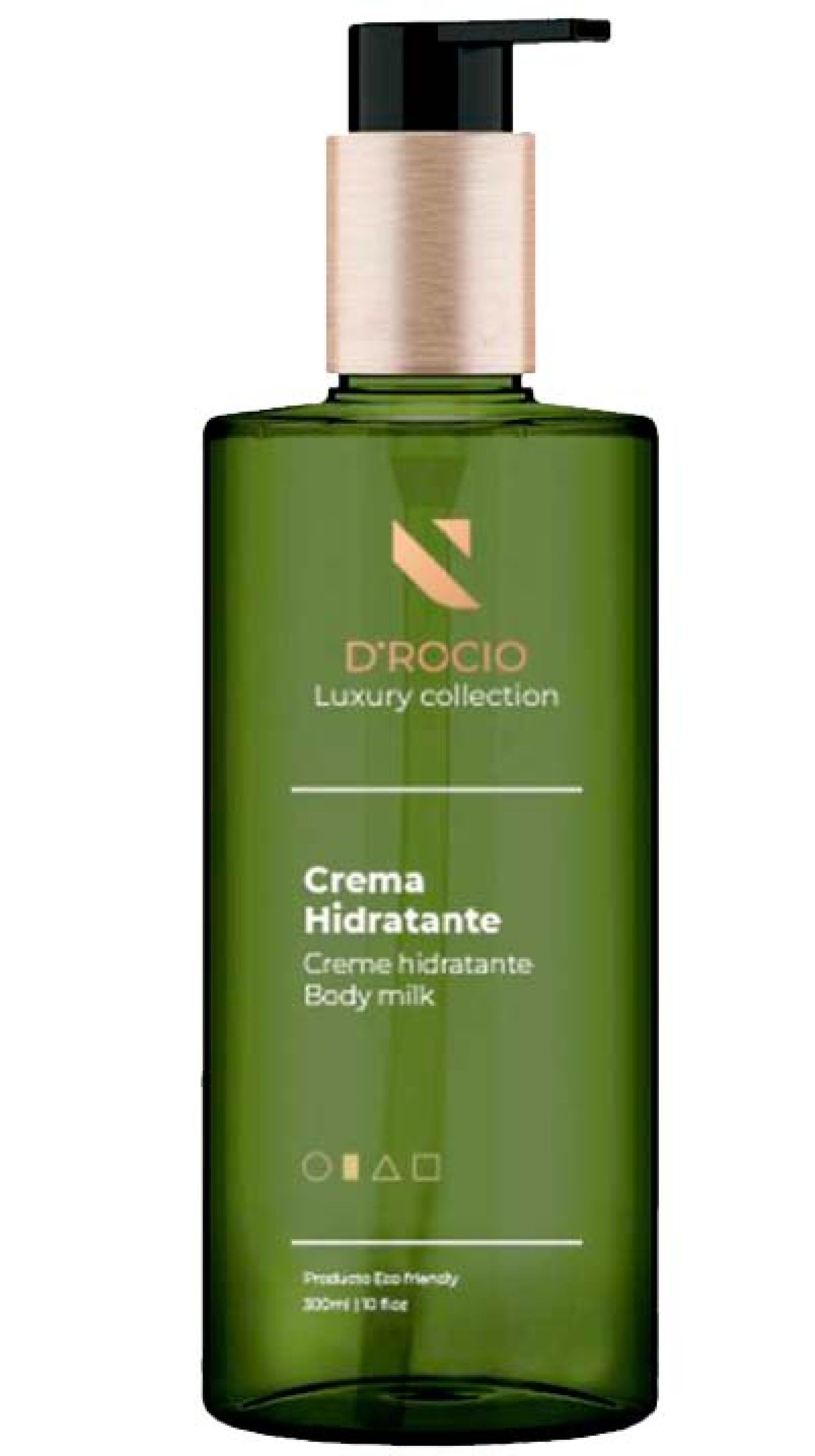 BODY MILK C/DOSEADOR 300ML DROCIO LUXURY COLLECTION - 1 UN BODY MILK C/DOSEADOR 300ML DROCIO LUXURY COLLECTION - 1 UN