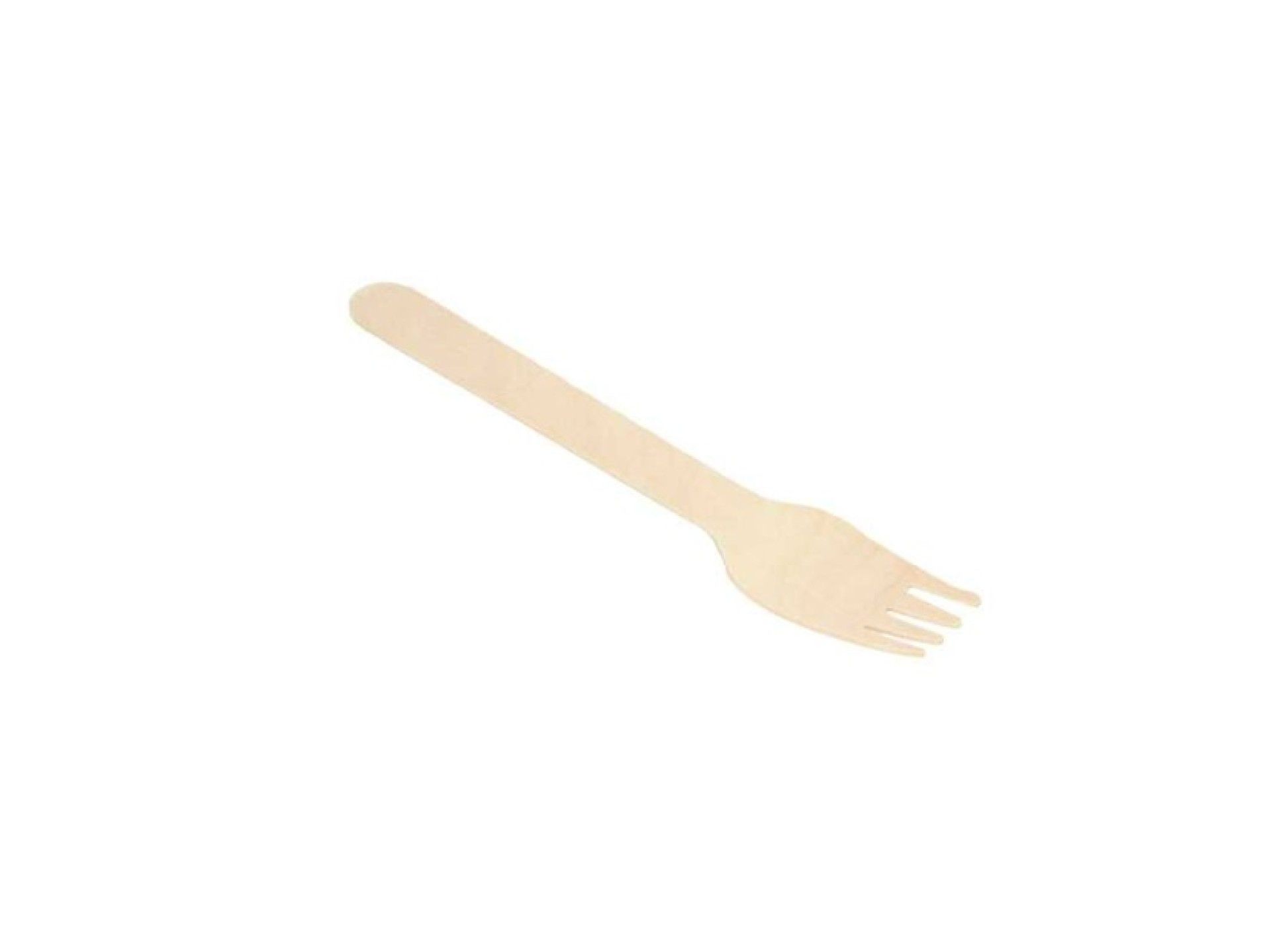 Garfo Em Madeira Makan 15,5 Cm - 100 Unidades Garfo Em Madeira Makan 15,5 Cm - 100 Unidades
