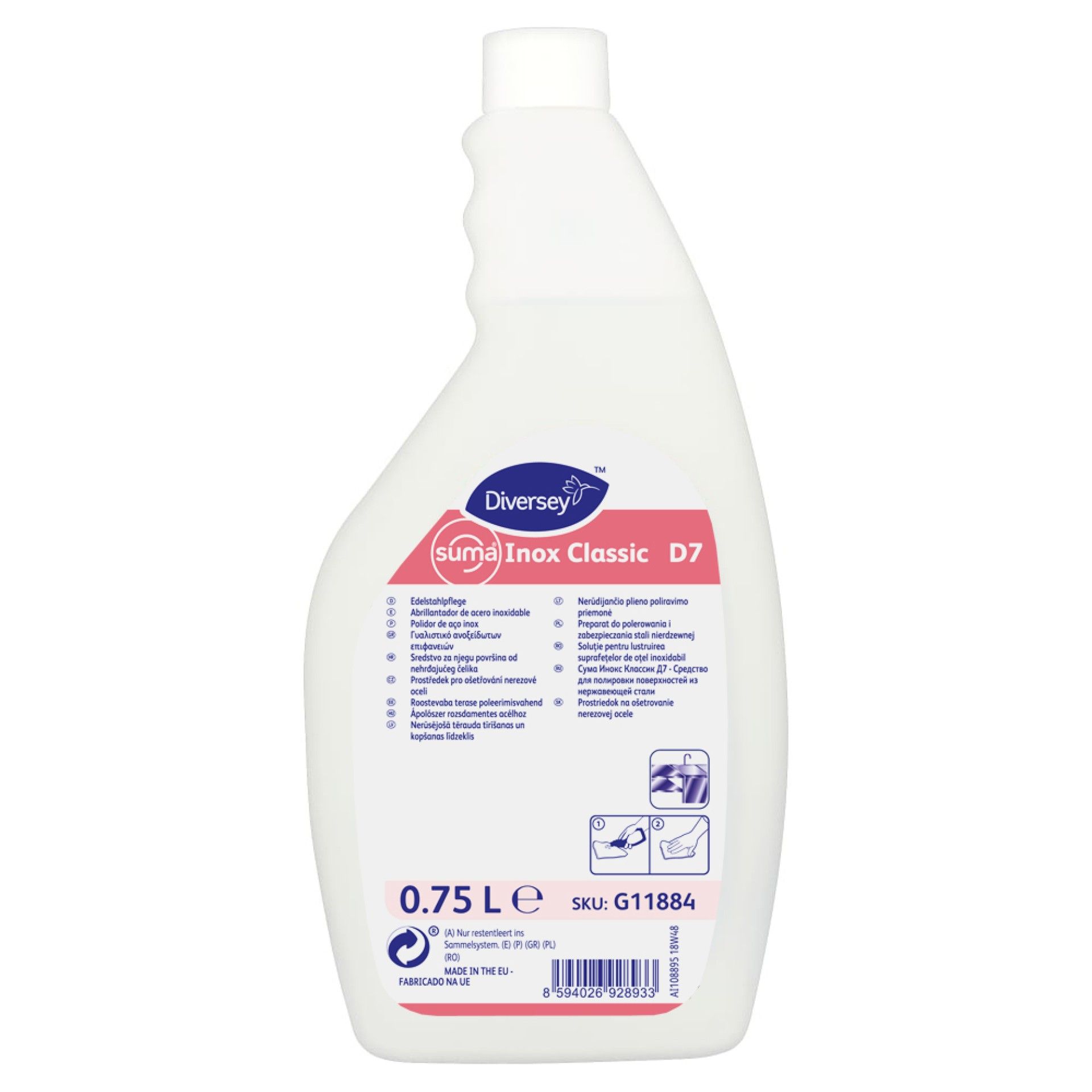 Suma Inox D7 - 750 ml Suma Inox D7 - 750 ml