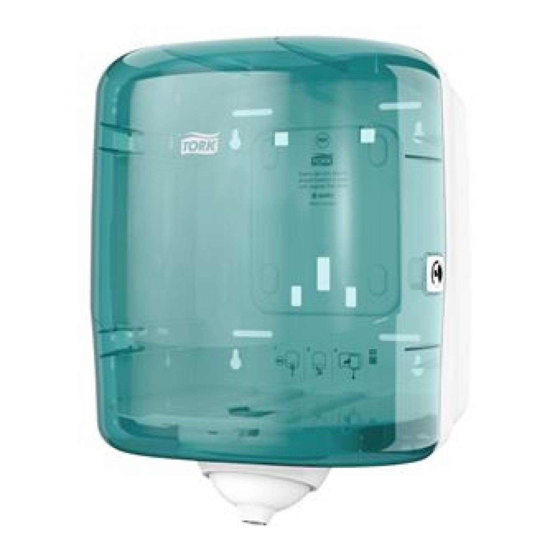 Dispensador Alimentação Central Folha Única Turquesa - 1 U Dispensador Alimentação Central Folha Única Turquesa - 1 U