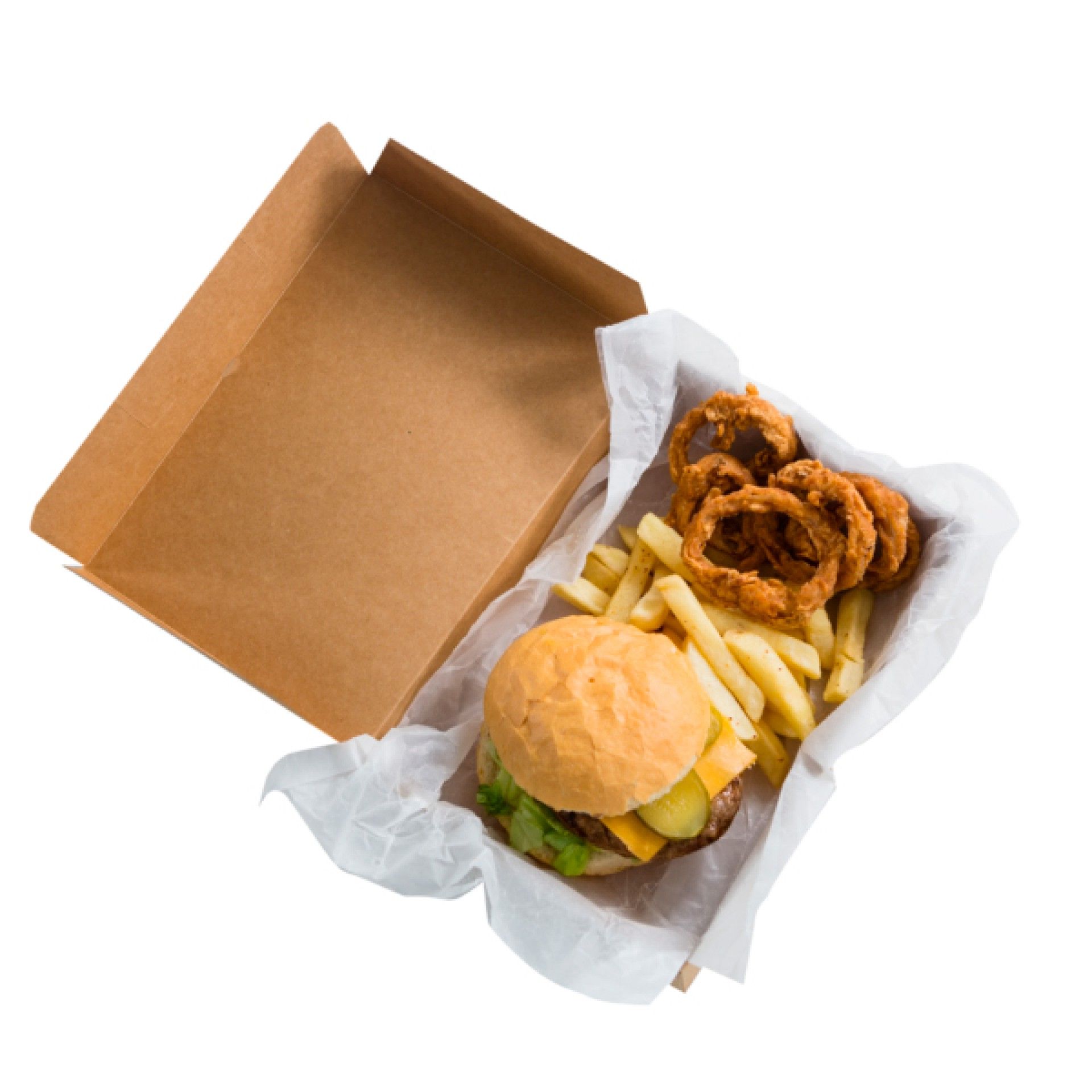 CAIXA XL P/ HAMBURGUER KRAFT BIO - 50 UN CAIXA XL P/ HAMBURGUER KRAFT BIO - 50 UN
