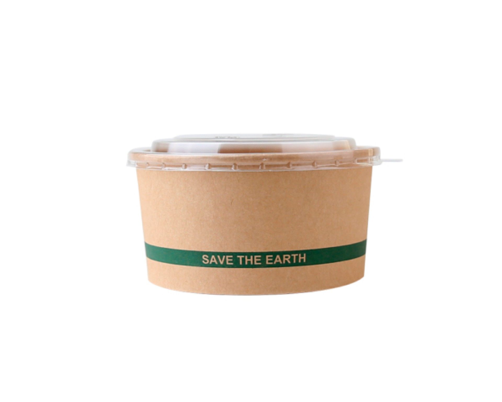Saladeira Kraft 1 L + Tampa - Biodegrad�vel - 50 U