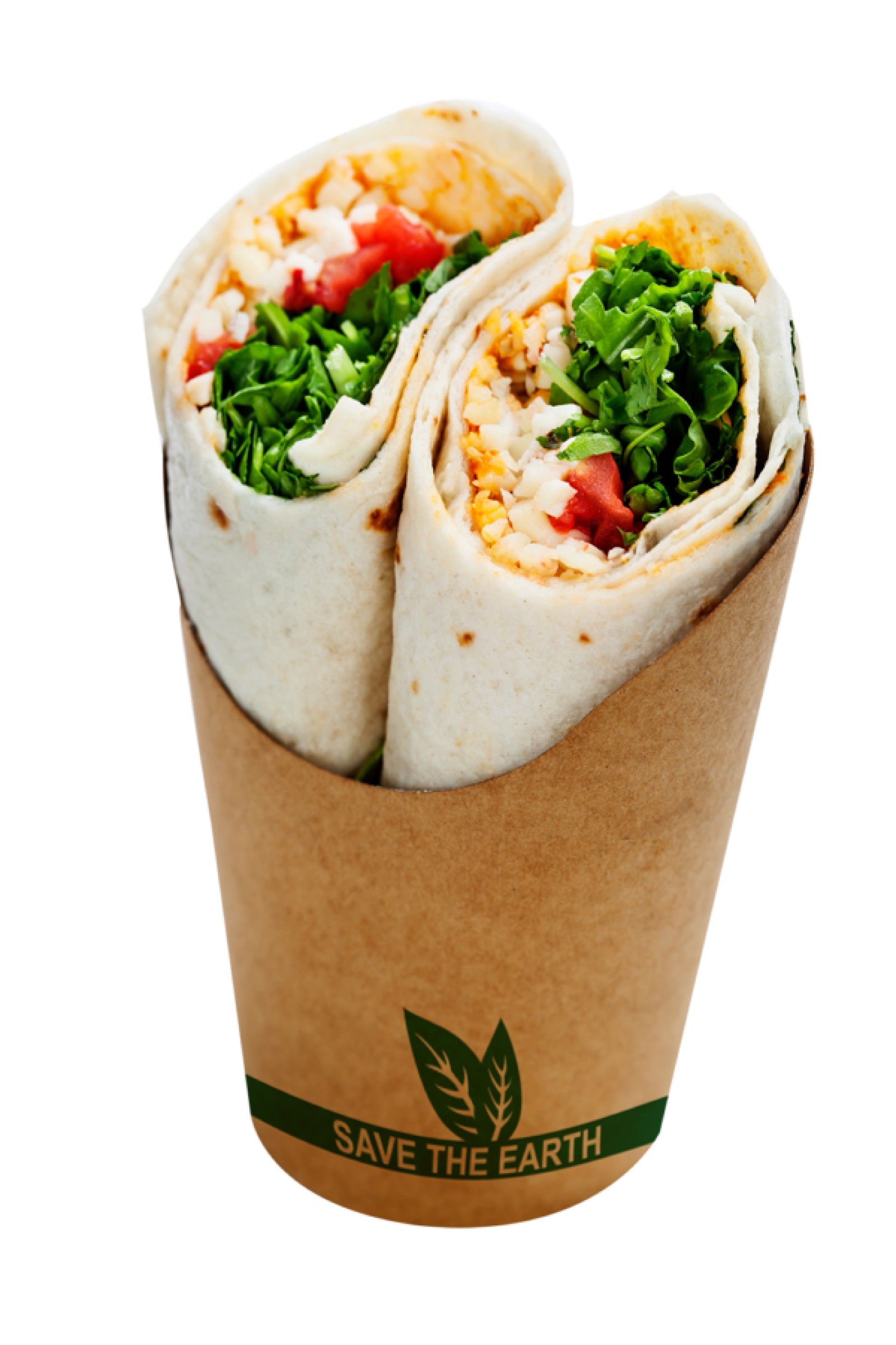 Embalagem Conica 16OZ para Fritos/Wrap Biodegradável - 50 U Embalagem Conica 16OZ para Fritos/Wrap Biodegradável - 50 U