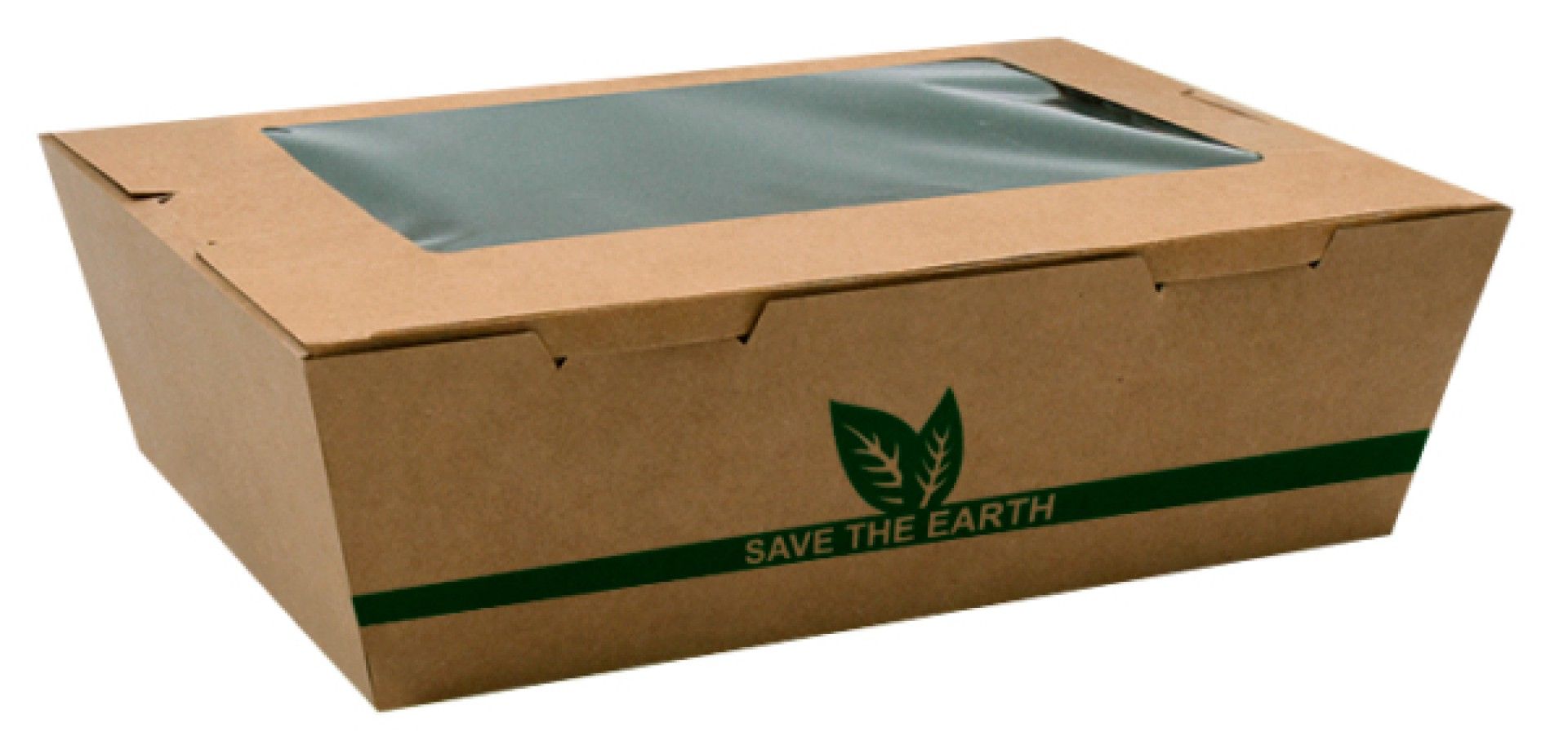 CAIXA KRAFT C/ JANELA 2100ML BIO - 50 UN