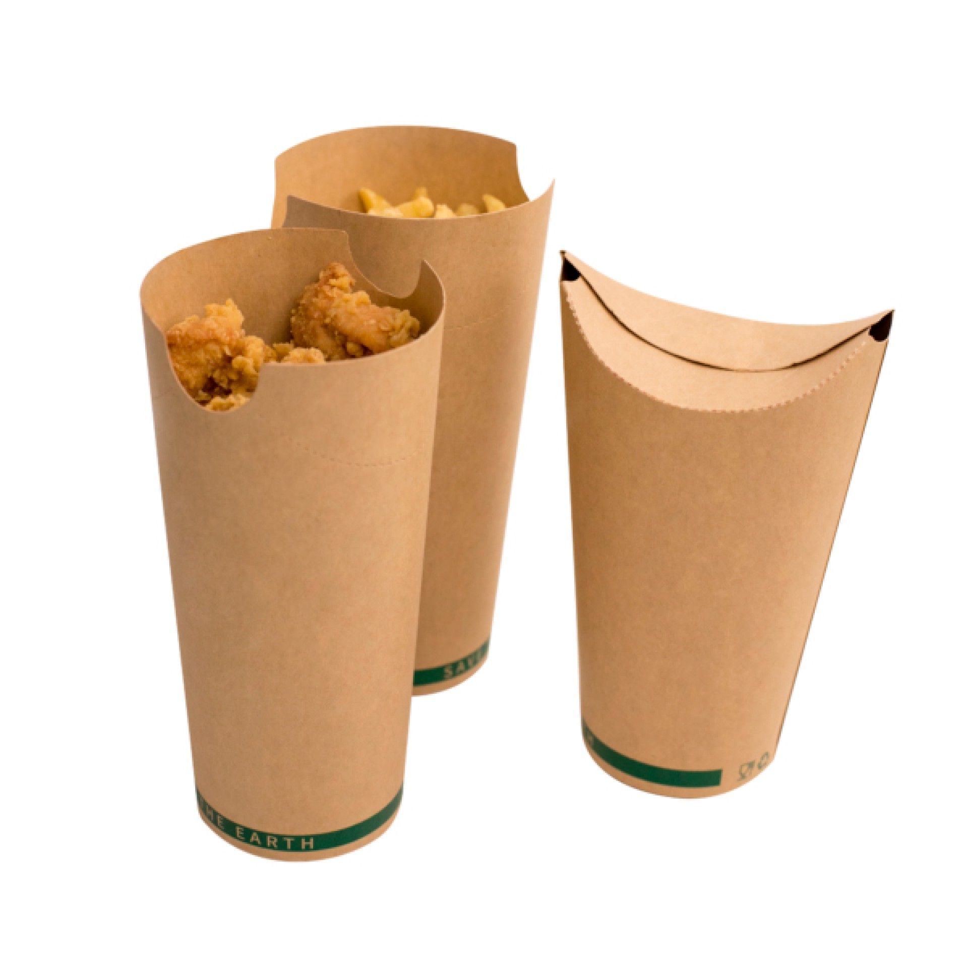 Copo Fechado para Fritos Biodegradável - 50 Unidades Copo Fechado para Fritos Biodegradável - 50 Unidades