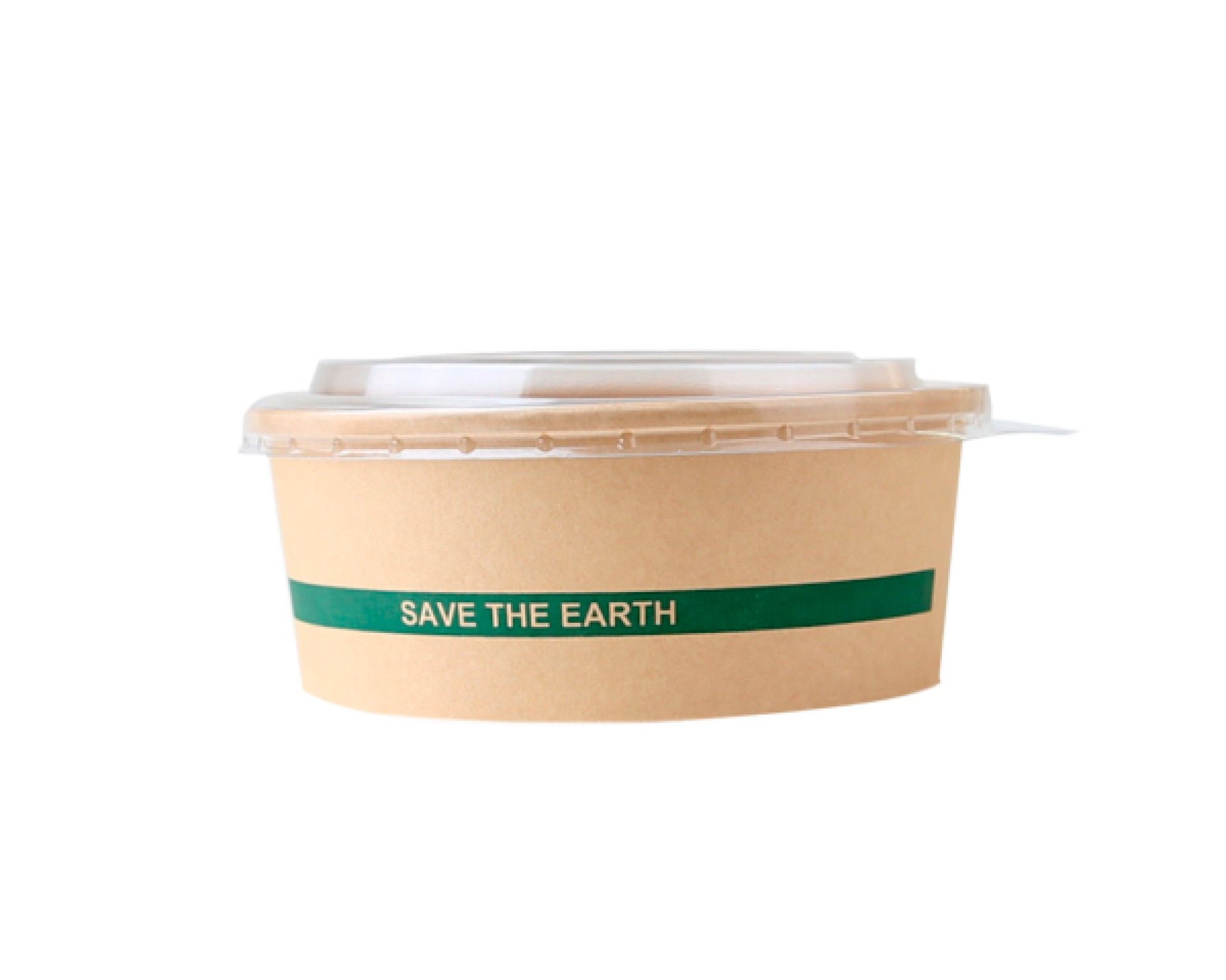 Saladeira Kraft 750ml + Tampa - Biodegrad�vel - 50 U