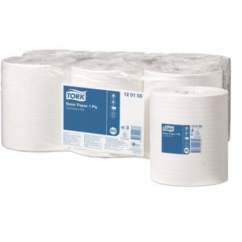 Tork Central Basic Paper Blanco - 6 Rollos
