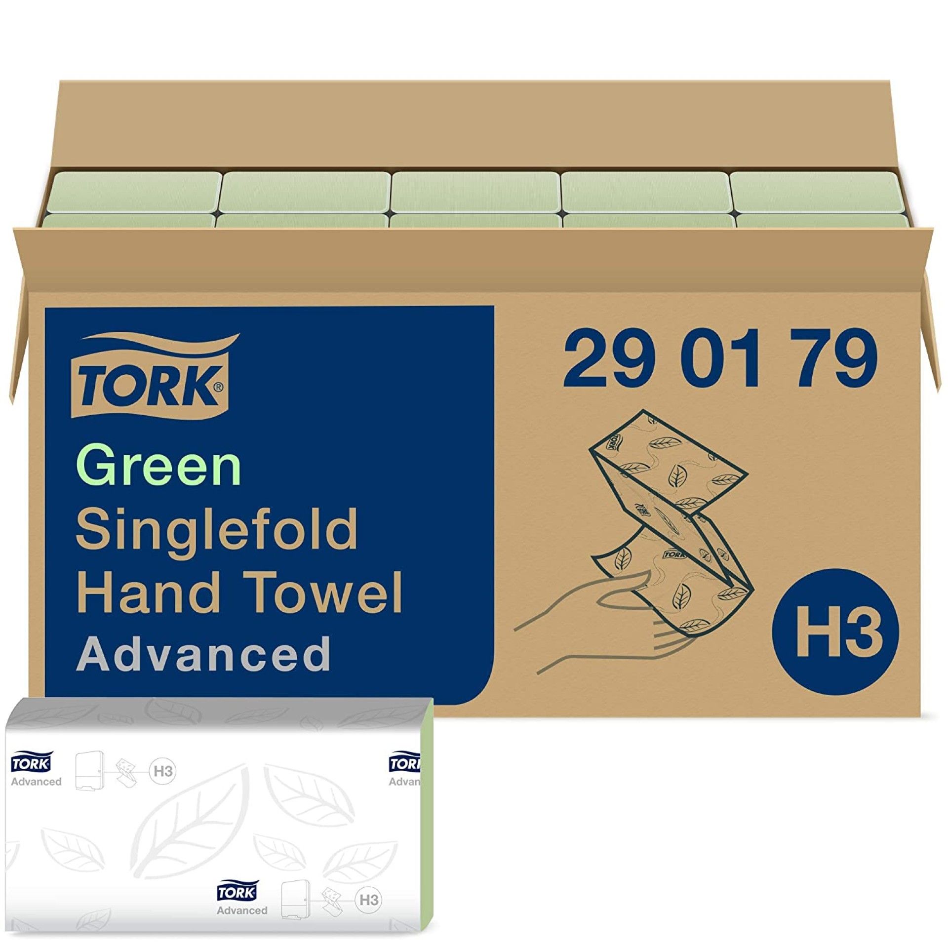 Toalha M�o Zig-Zag Tork Advanced Verde - 3750 U