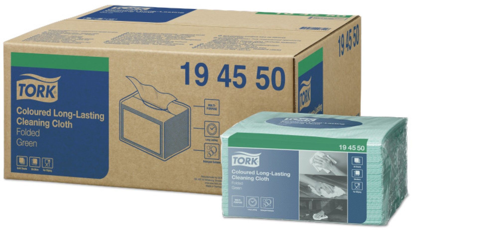 Paño de Limpieza Verde Tork Premium - 40 Unidades Paño de Limpieza Verde Tork Premium - 40 Unidades