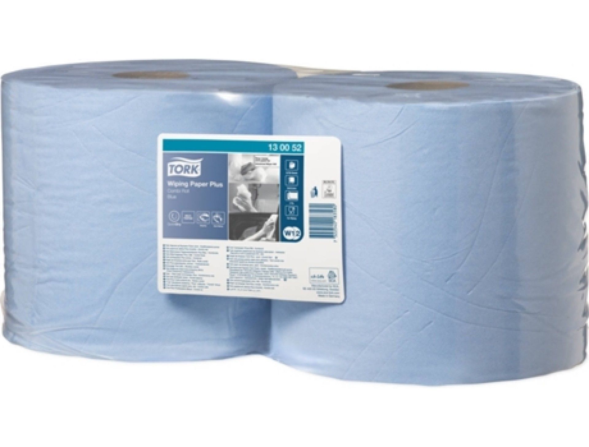 Rolo Industrial Tork Folha Dupla Azul - 2 Rolos