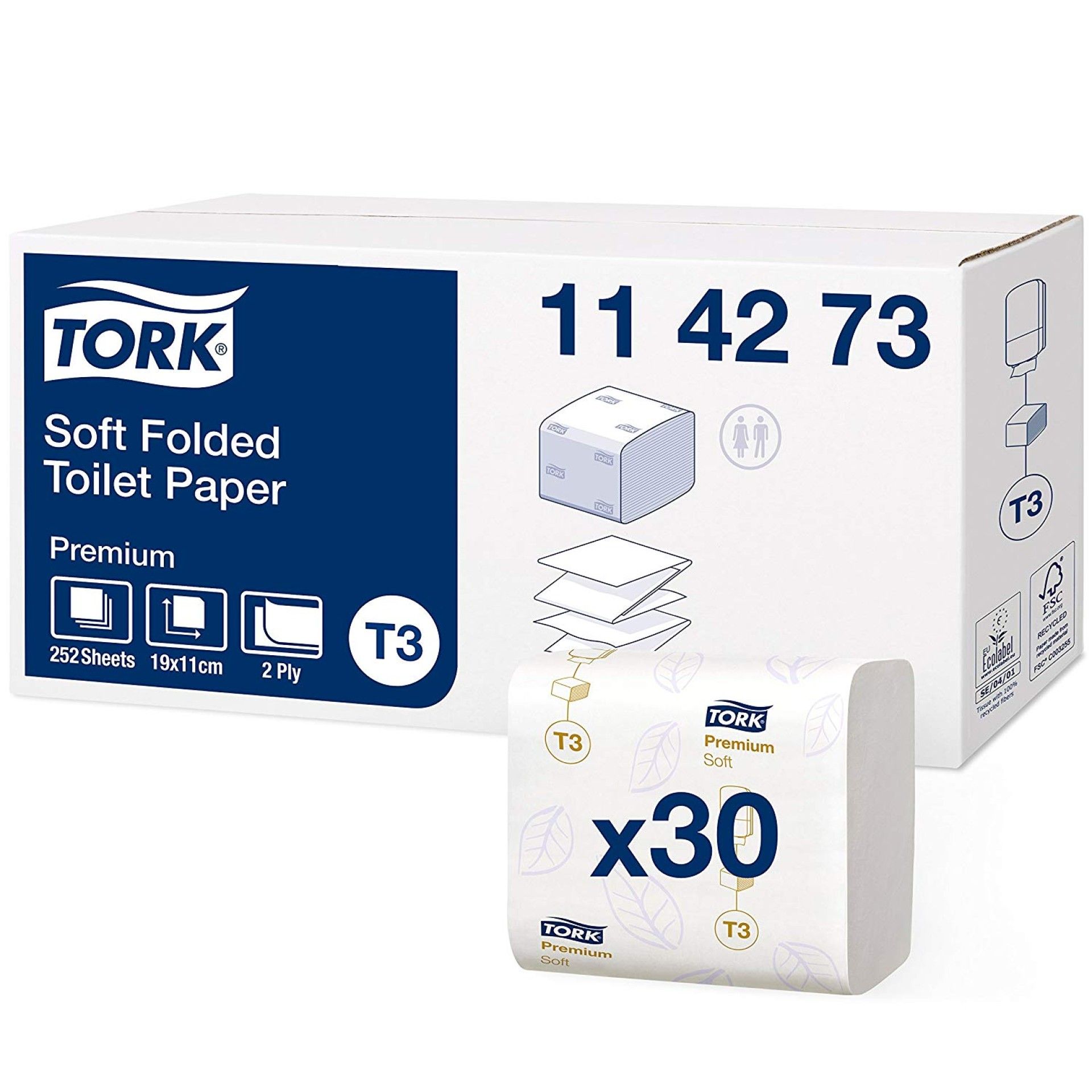 Papel Higi�nico Suave Folha a Folha Tork - 7560 Unidades