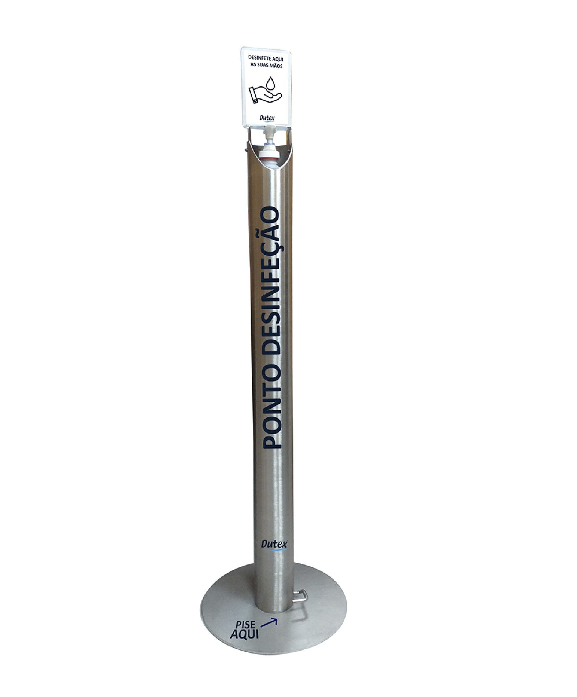 Ponto De Desinfec��o em Inox Totem - 1 U