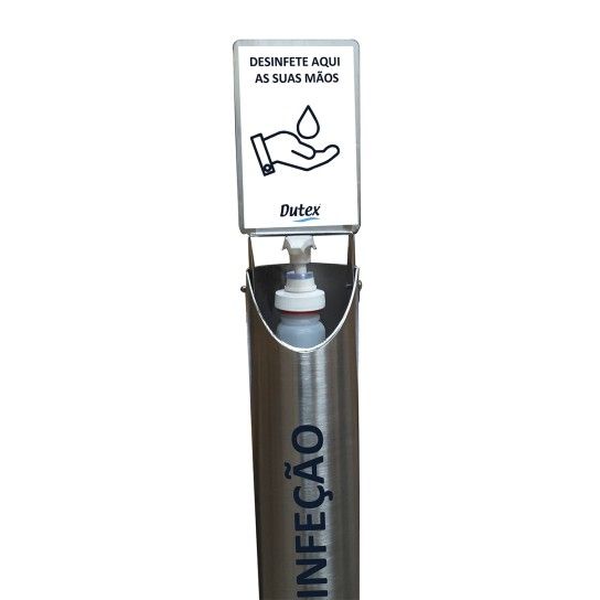 Ponto De Desinfec��o em Inox Totem - 1 U