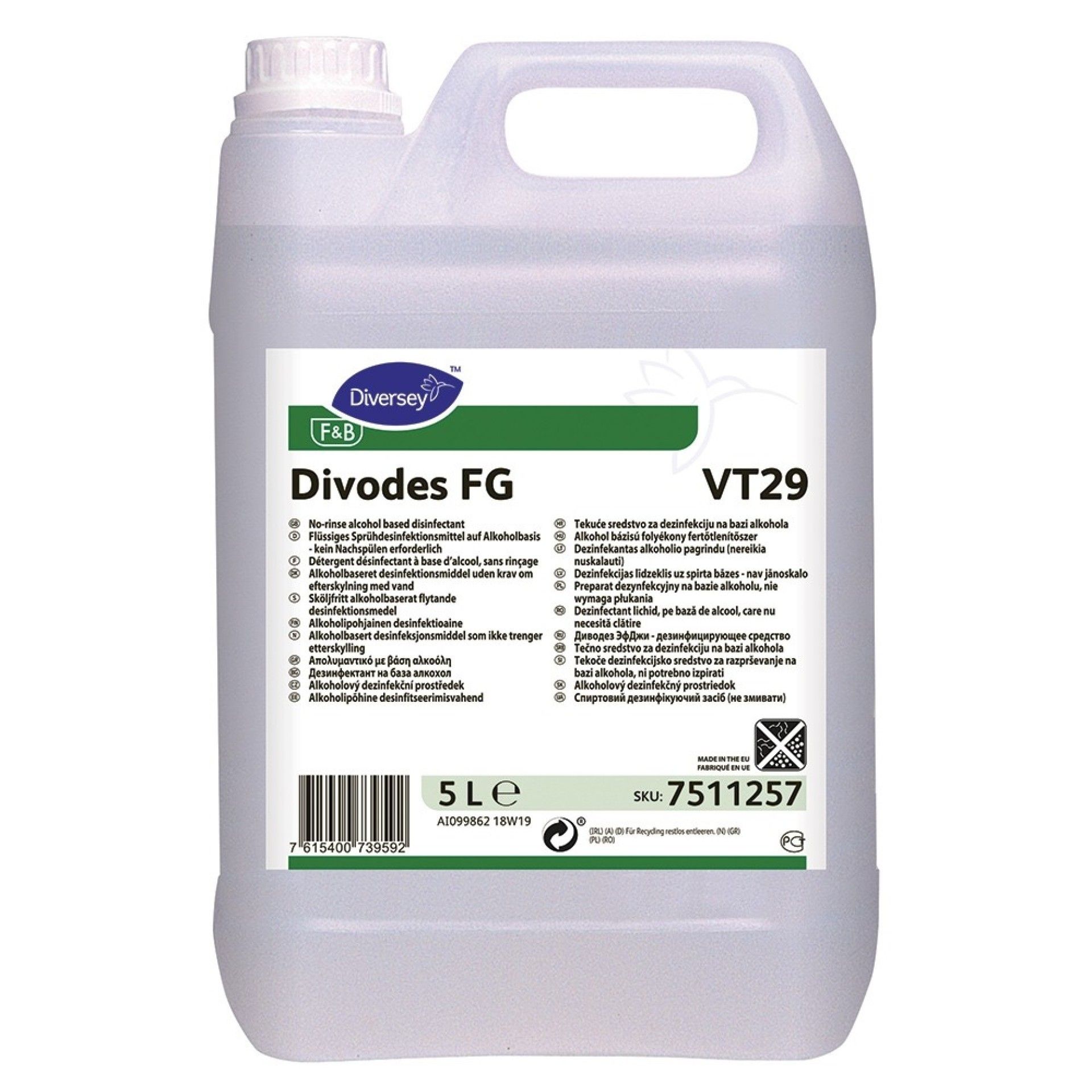 Di Divodes Fg Vt29 5 Litros - 1 Unidade Di Divodes Fg Vt29 5 Litros - 1 Unidade