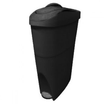 CONTENTOR 19 LT PRETO  P/PENSOS HIGIENICOS - 1 UN