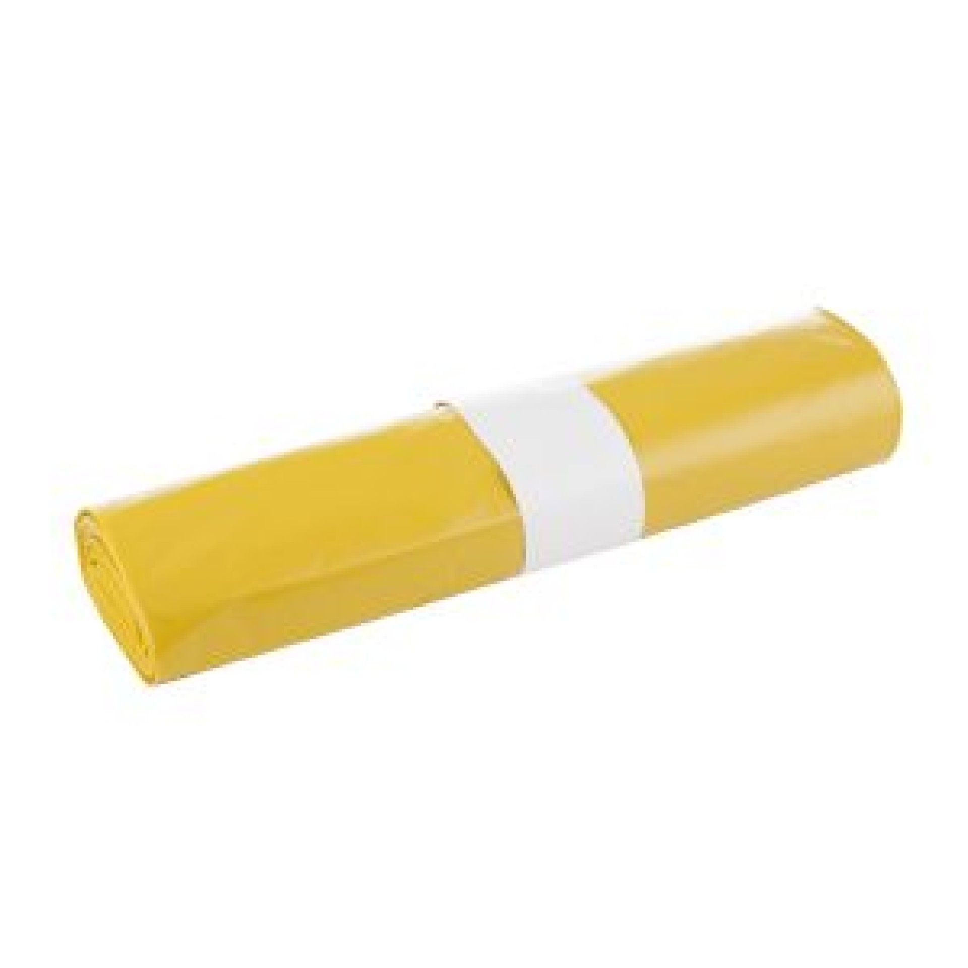 Saco Pl�stico 85 x 105 G.90 Amarelo - 1 Rolo