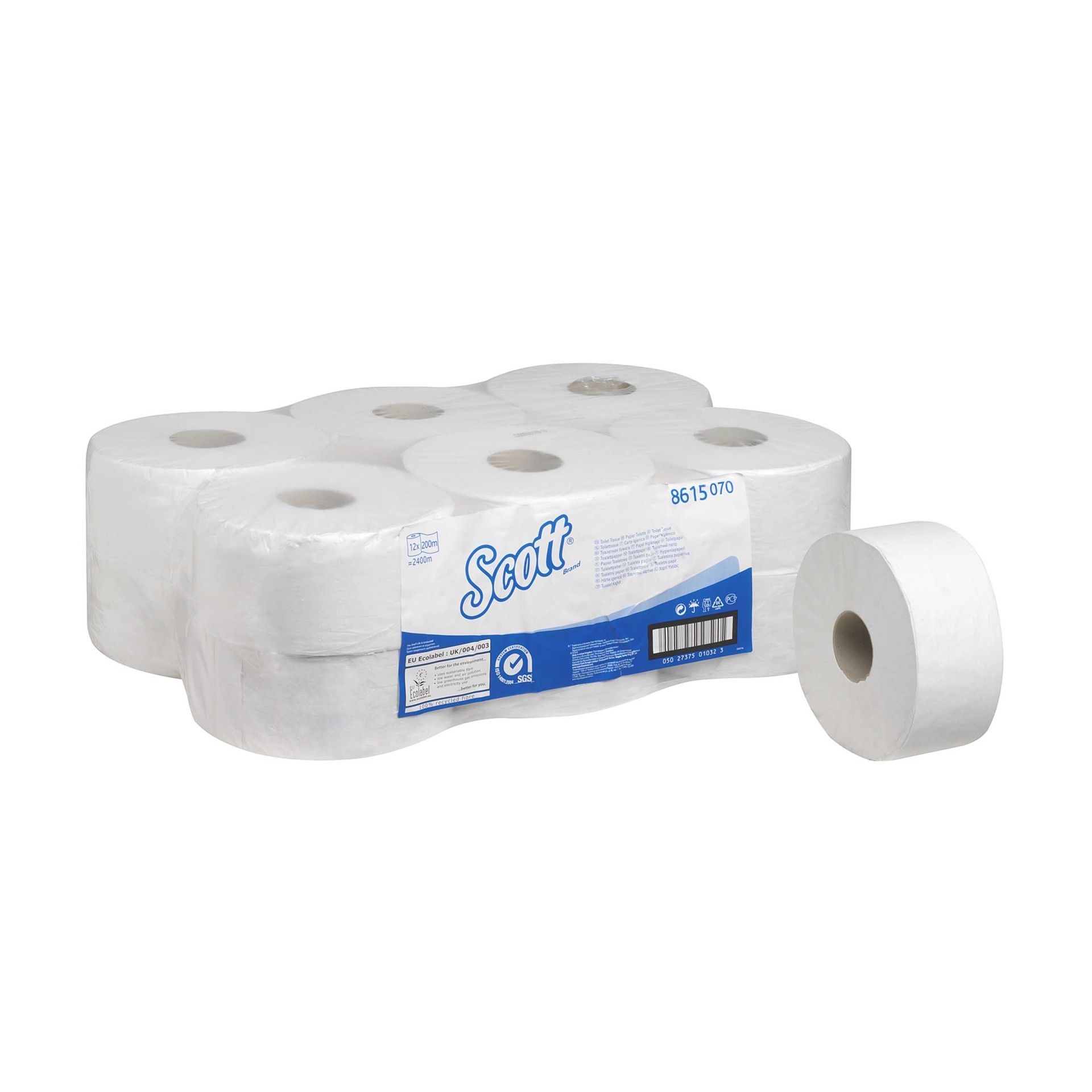 Scott Papel Higi�nico Jumbo 200 Metros - 12 Rolos