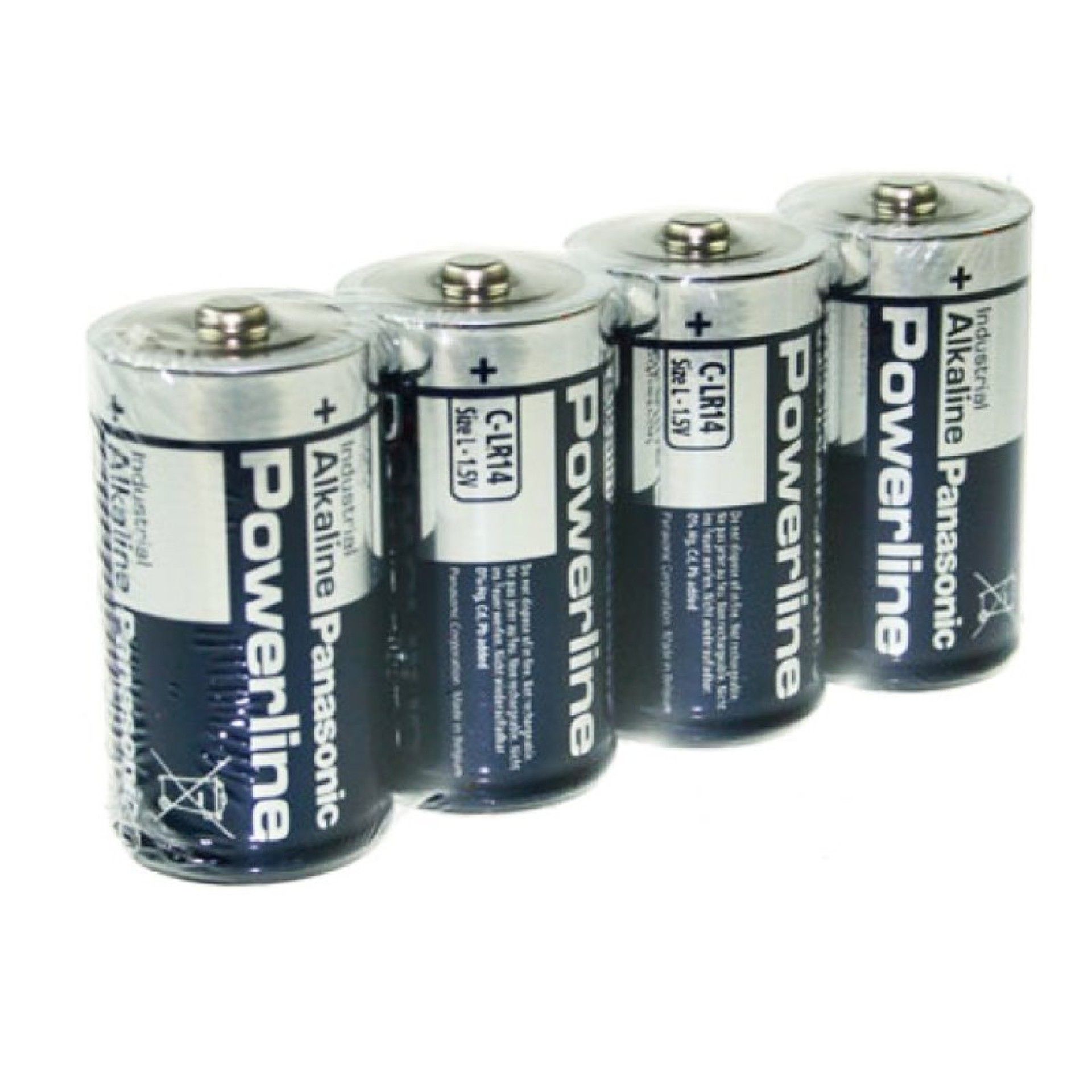 PILHAS ALKALINAS PANASONIC LR14 RETRACTIL  - 4 UN