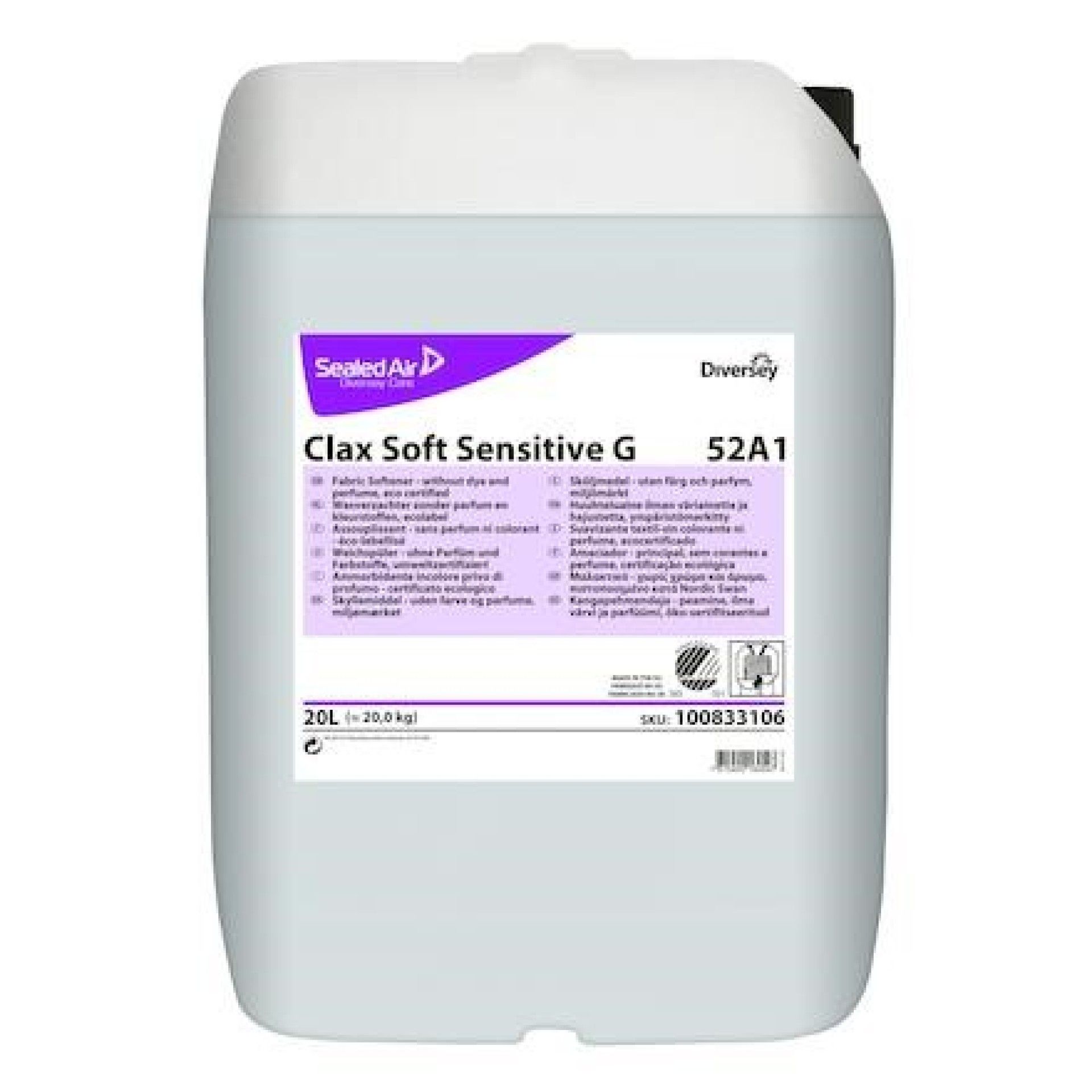 Clax Soft Sensitive G52A1 - 20 Litros Clax Soft Sensitive G52A1 - 20 Litros
