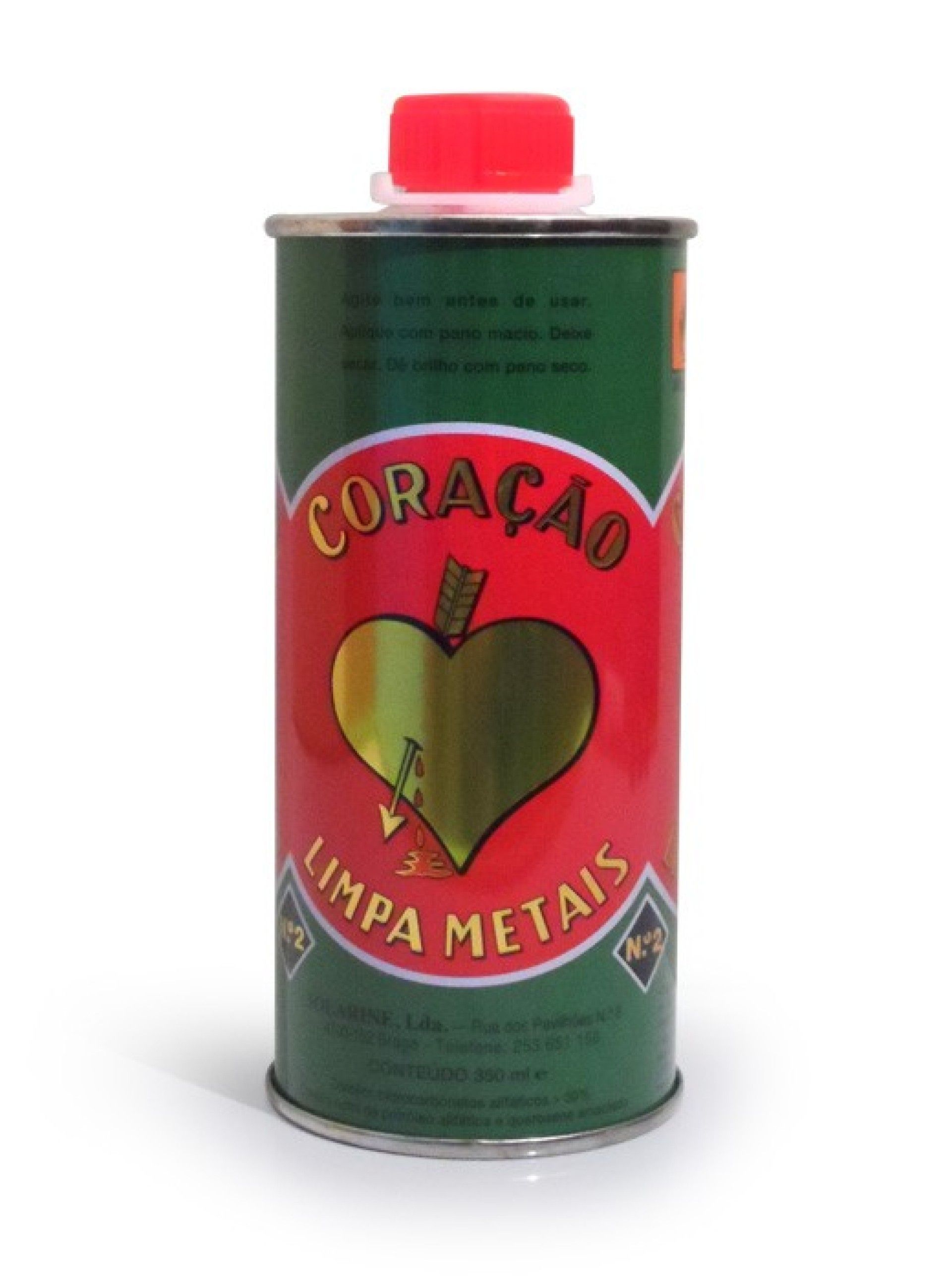 Limpa Metais Coração Nº2 - 350 ml Limpa Metais Coração Nº2 - 350 ml
