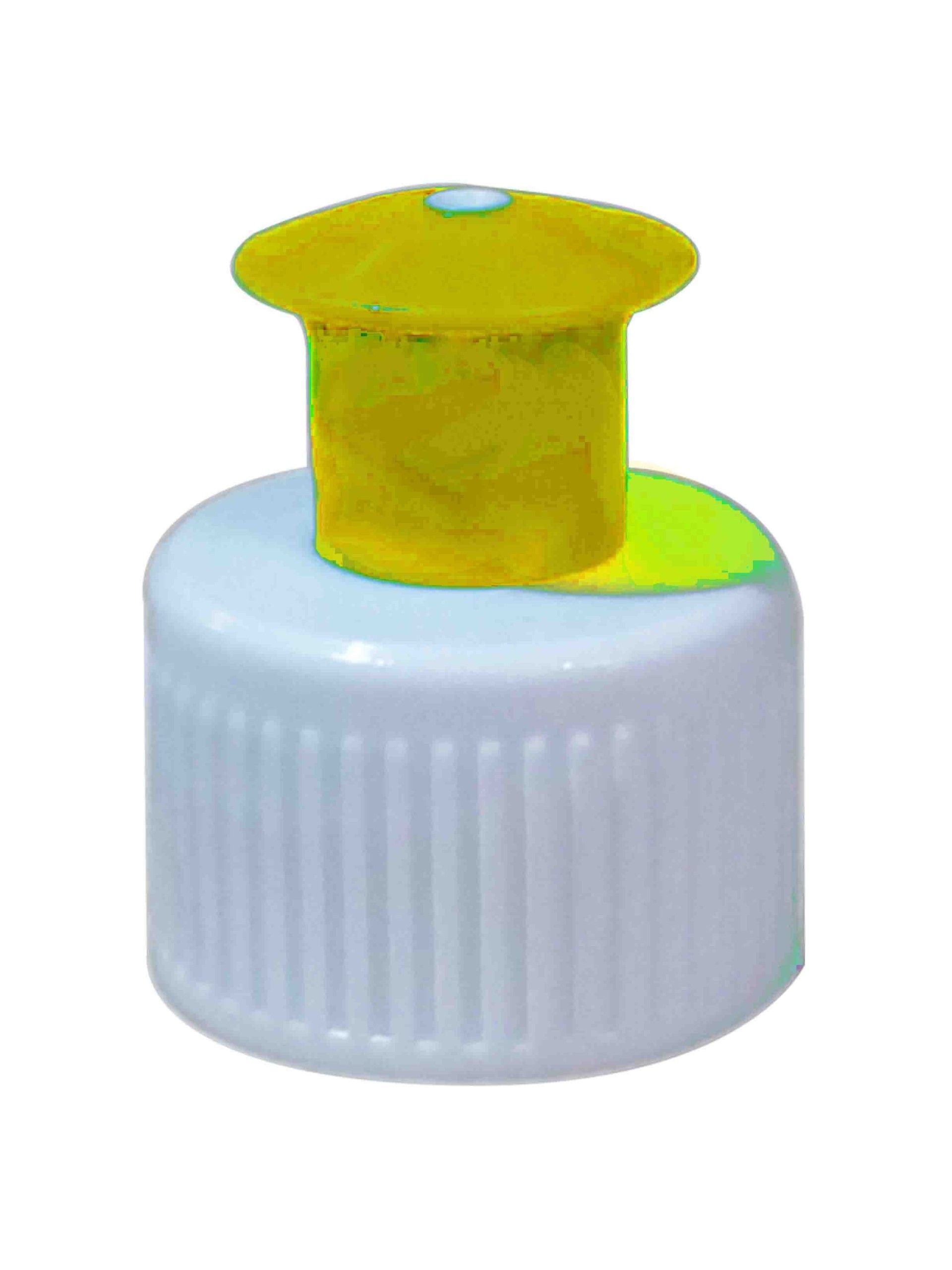 Tapon Seta para Garrafa 1 Litros Dino Amarelo - 1 Unidade