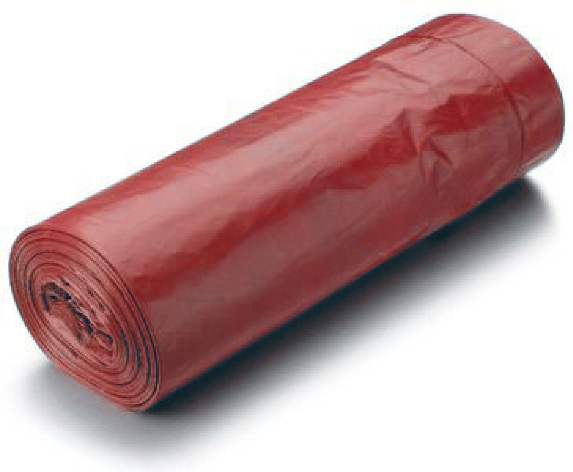Saco Pl�stico 85x105 Vermelho G140 - Rolos de 10 Unidades
