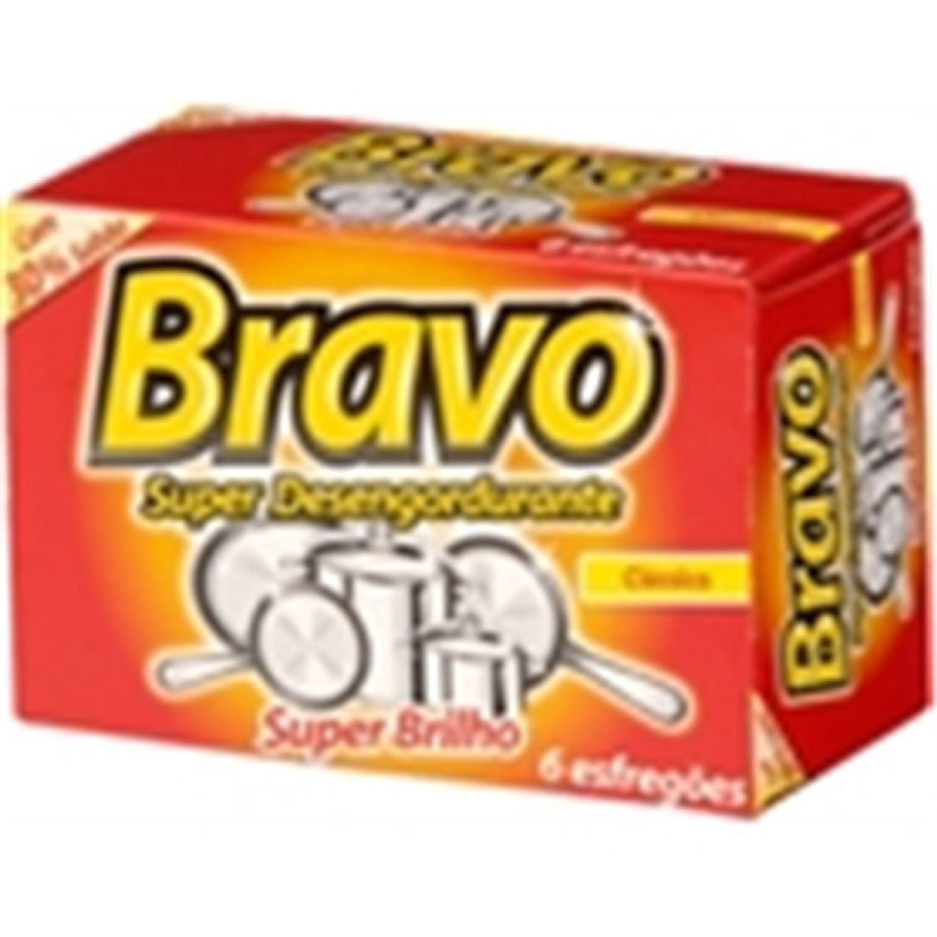 Esfregaão Bravo com Sabão - 6 Unidades Esfregaão Bravo com Sabão - 6 Unidades