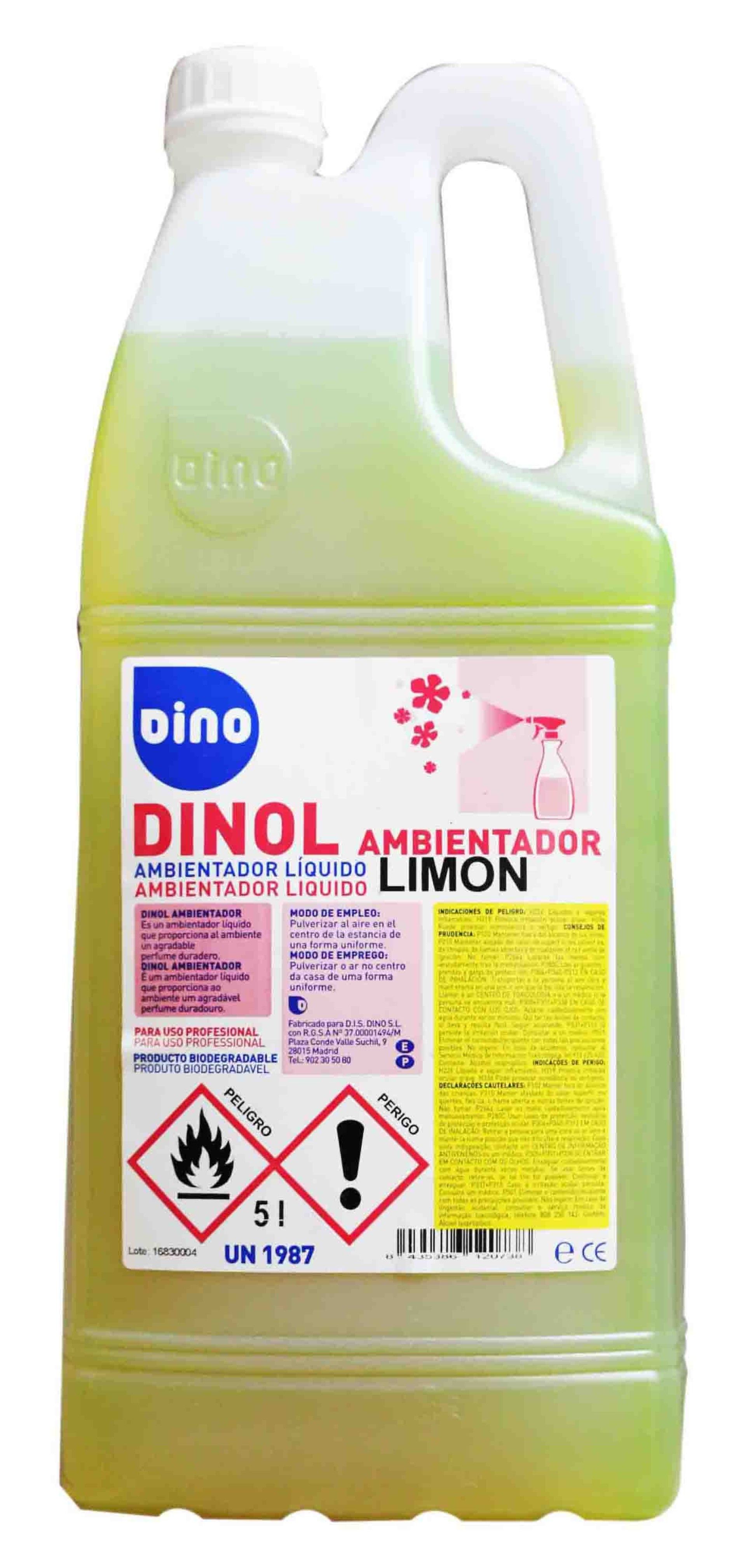 Dinol Ambientador Lim�o  - 5 L