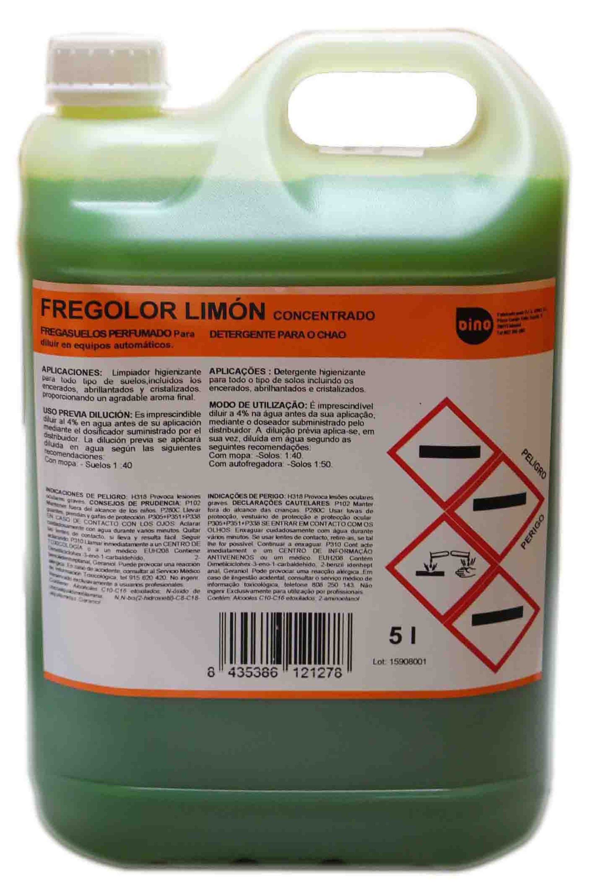 FREGOLOR LIM�O CONCENTRADO - 5 LT