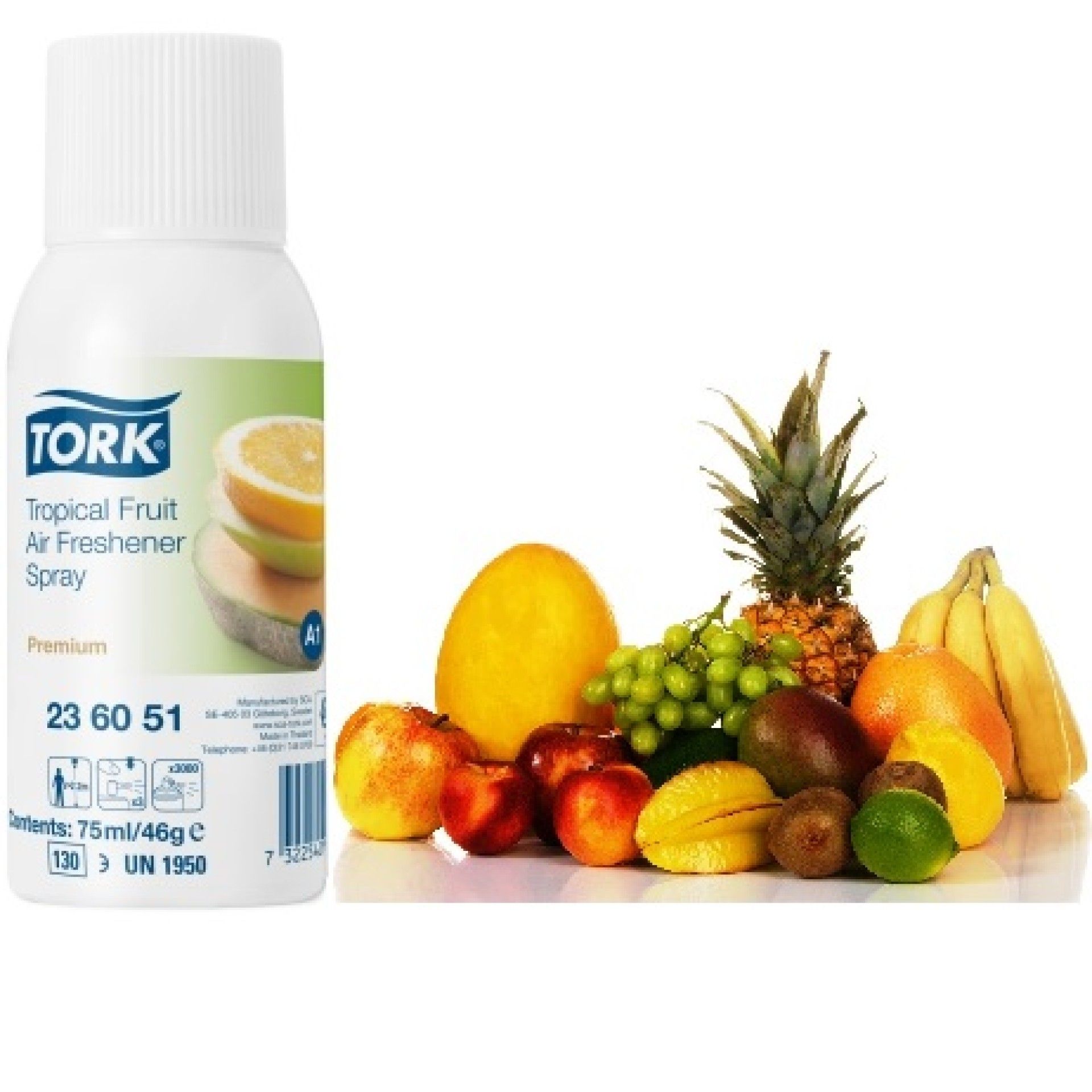 Ambientador em Aerossol Frutos Tropicais Tork - 1 Unidade