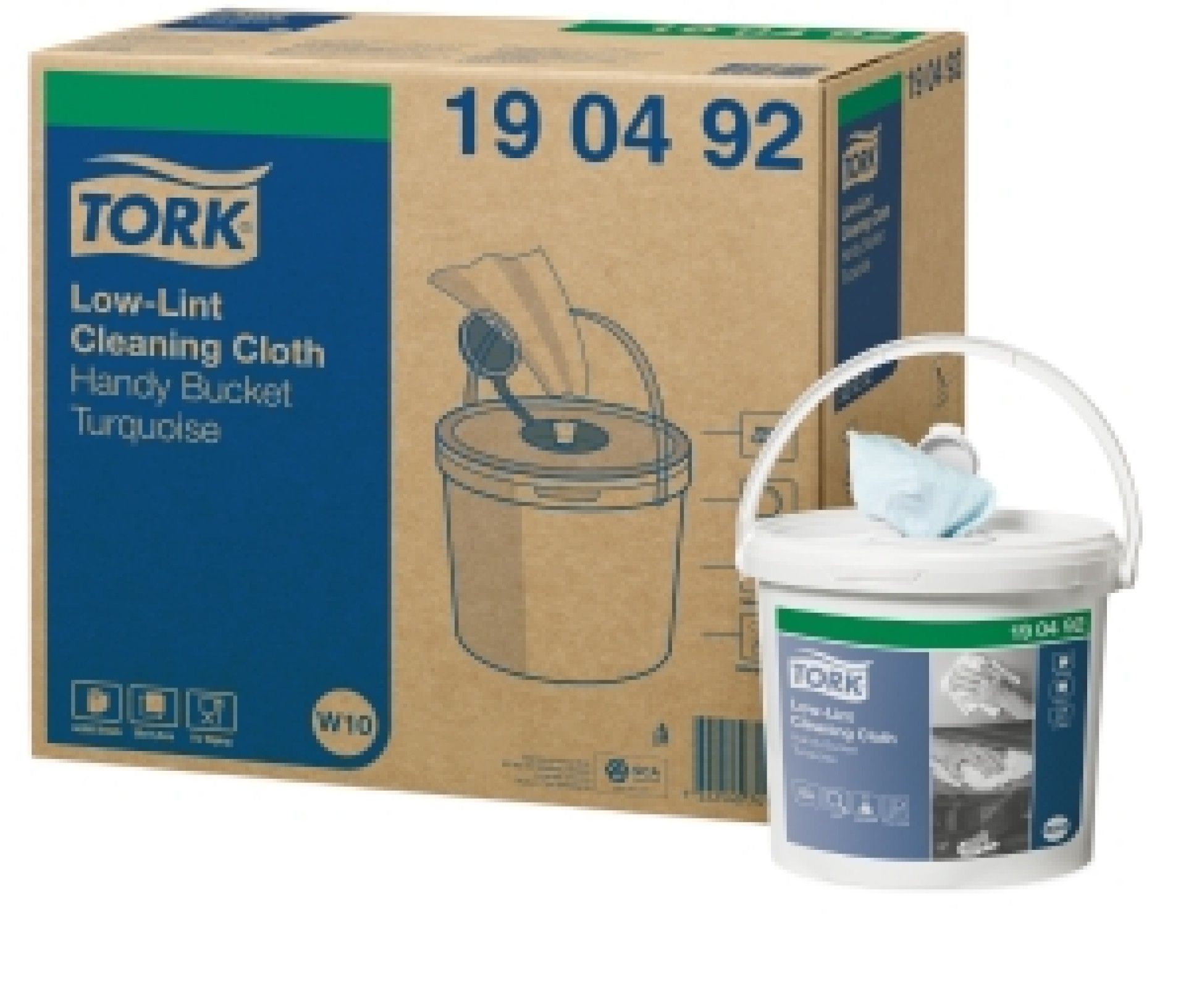 Balde Portátil para Panos de Limpeza Tork - 200 U Balde Portátil para Panos de Limpeza Tork - 200 U