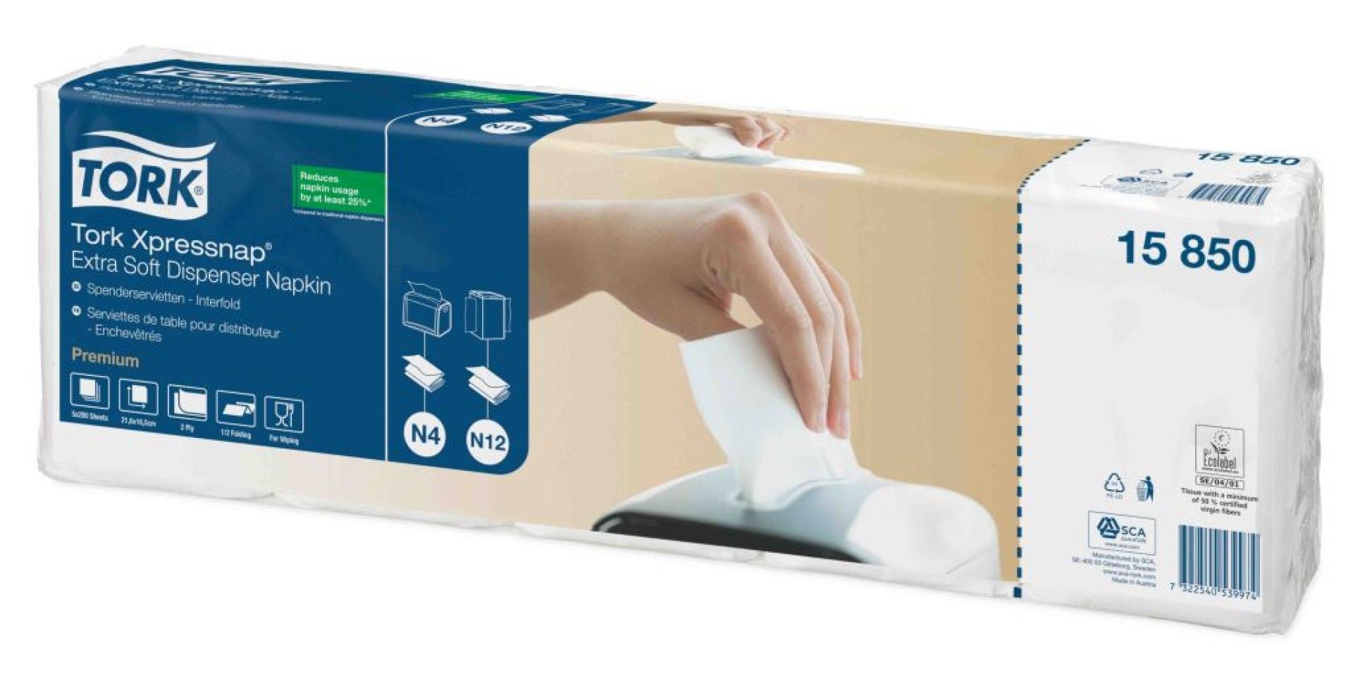 Guardanapo Tork Pp Premium Folha Dupla - 8000 U Guardanapo Tork Pp Premium Folha Dupla - 8000 U