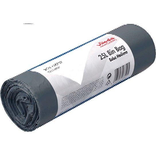 SACO LIXO MEDIOS C/ FECHO 25L - RL30 UN