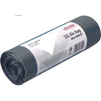 SACO LIXO MEDIOS C/ FECHO 25L - RL30 UN