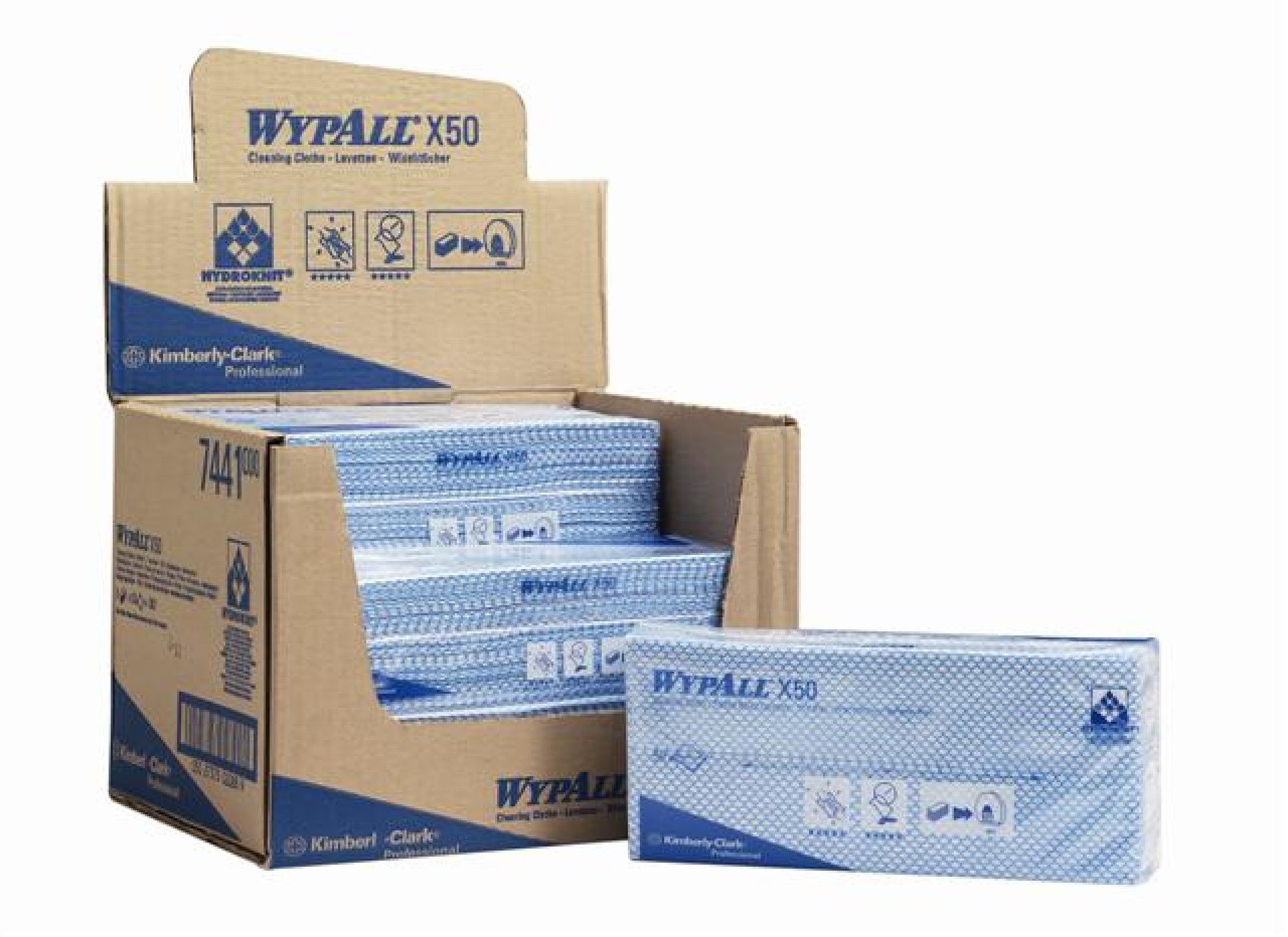 Wypall X 50 Pano Limpeza Azul - 50 U Wypall X 50 Pano Limpeza Azul - 50 U
