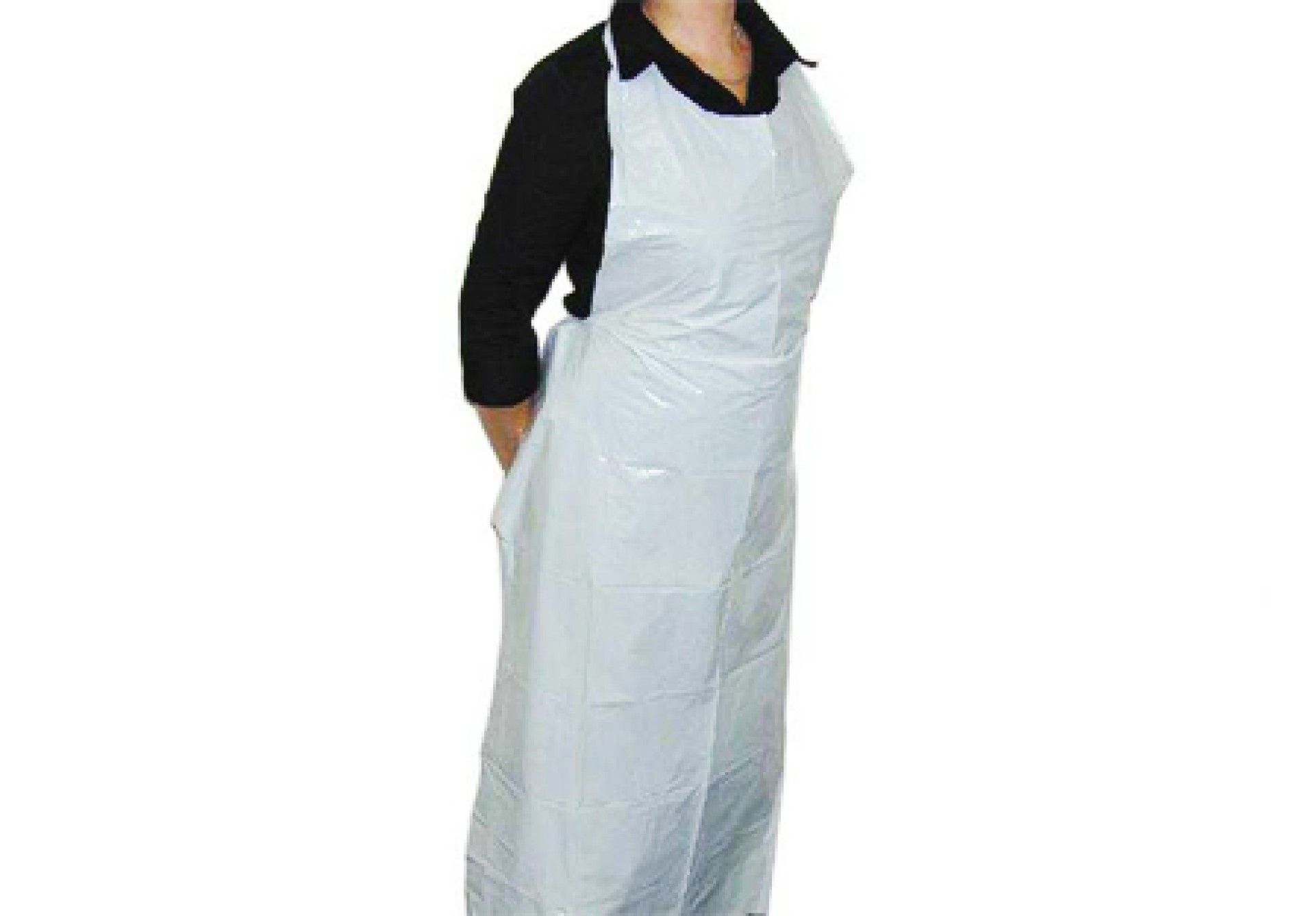 Aventais Pvc Branco 1,25X80 - 100 Unidades