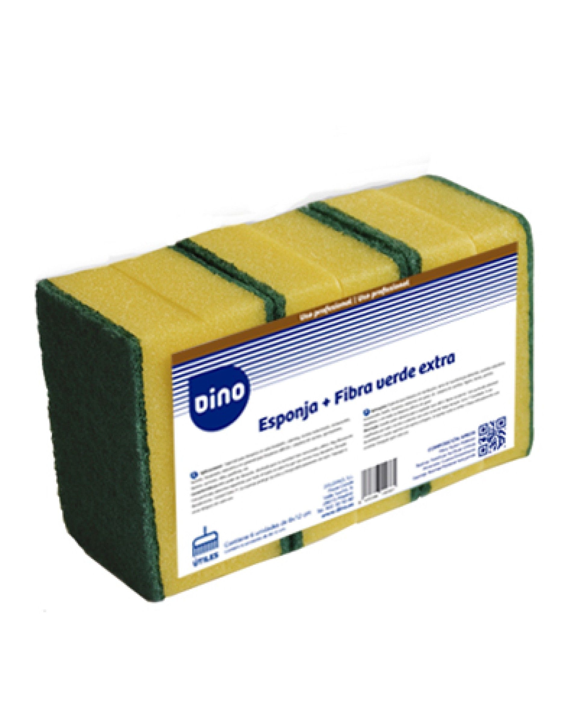 Esfregão Verde com Esponja Dino - 1 U Esfregão Verde com Esponja Dino - 1 U