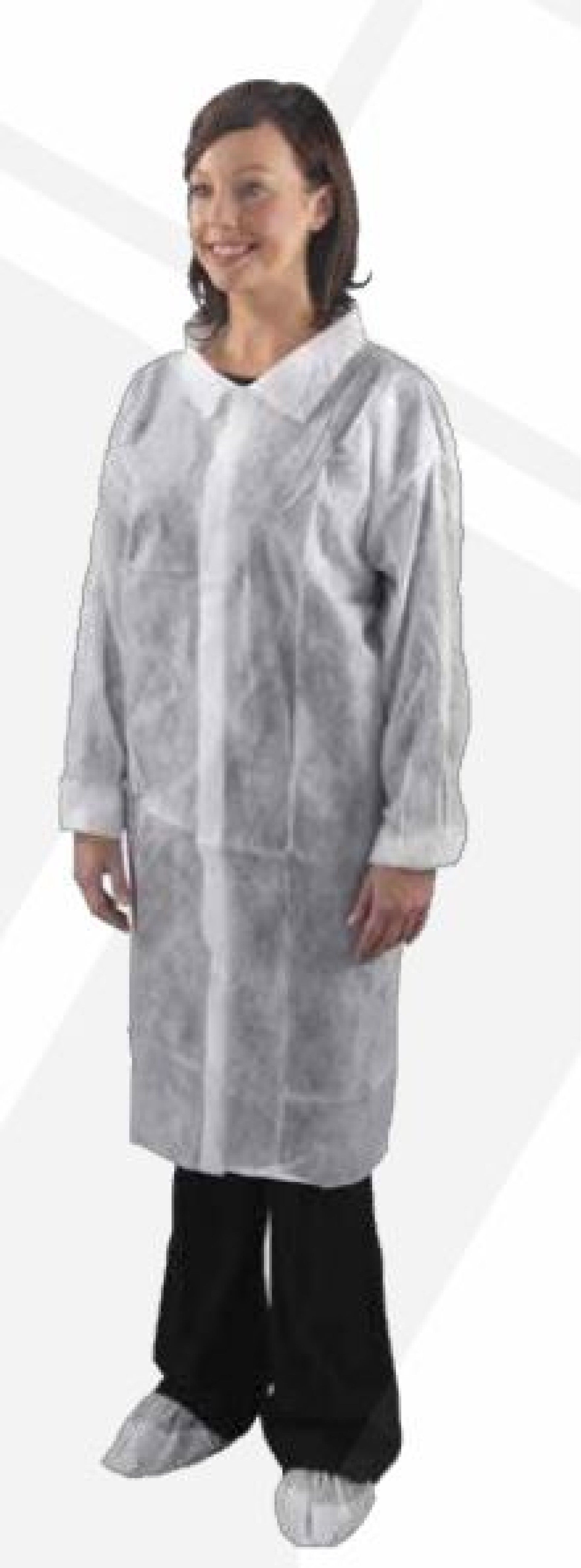 Bata de Visita Tnt 40 Gr. XL - 5 Unidades Bata de Visita Tnt 40 Gr. XL - 5 Unidades